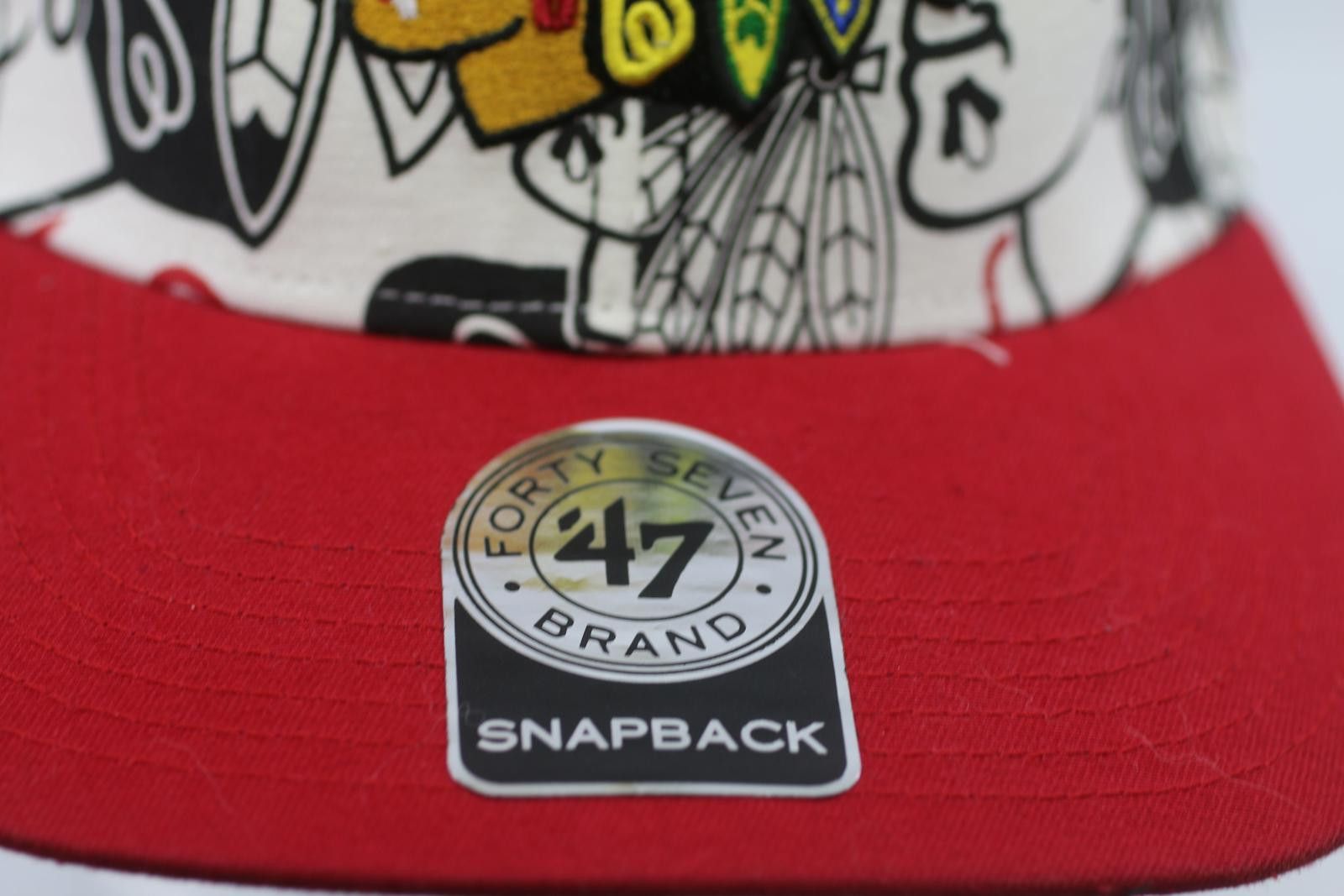 Blackhawk! Chicago Blackhawks Bravado Captain 47 Brand Adjustable cap Size ONE SIZE - 2 Thumbnail