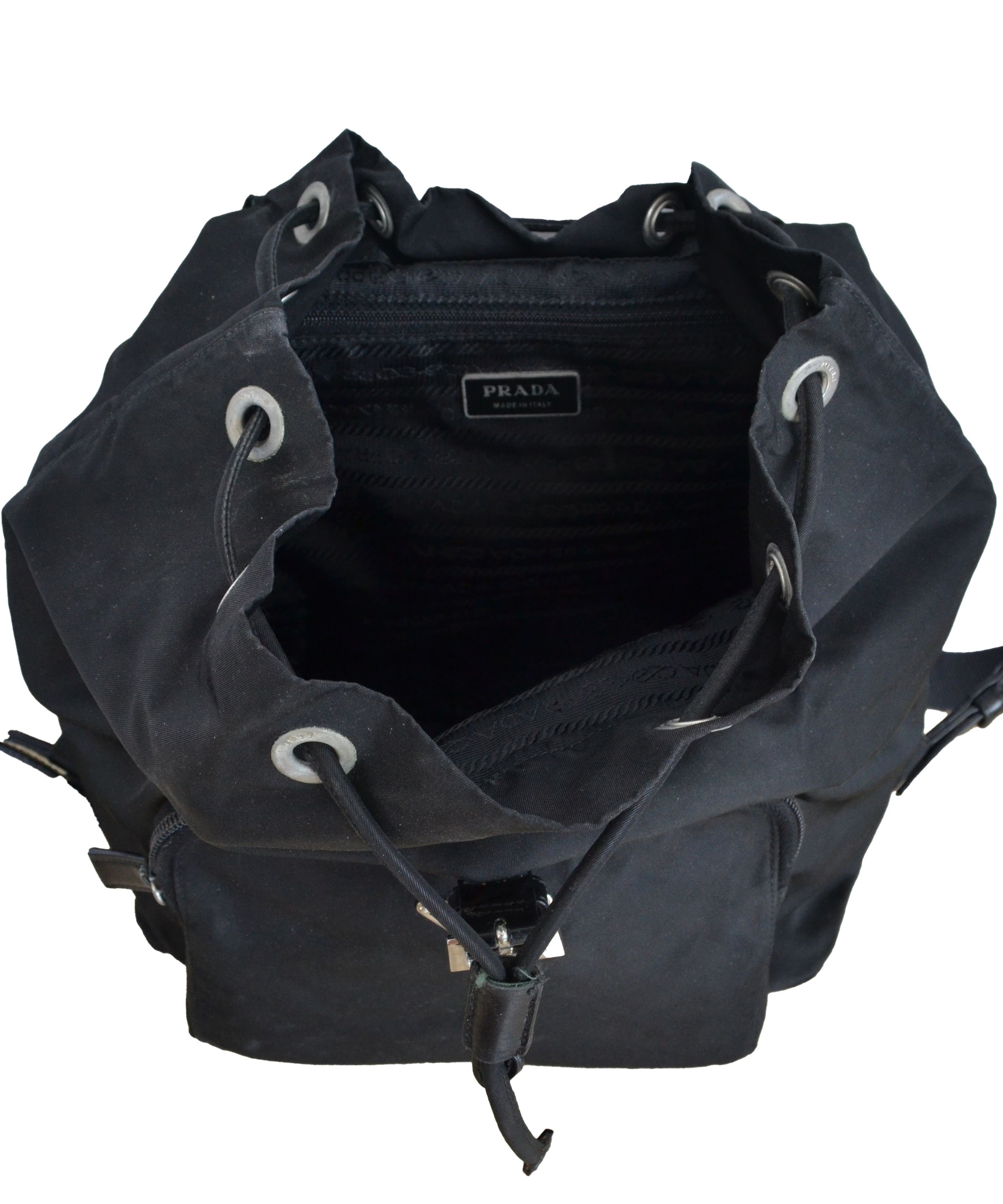 Prada PRADA Backpack Bag Sport Nylon Leather Black Pockets Size ONE SIZE - 12 Thumbnail