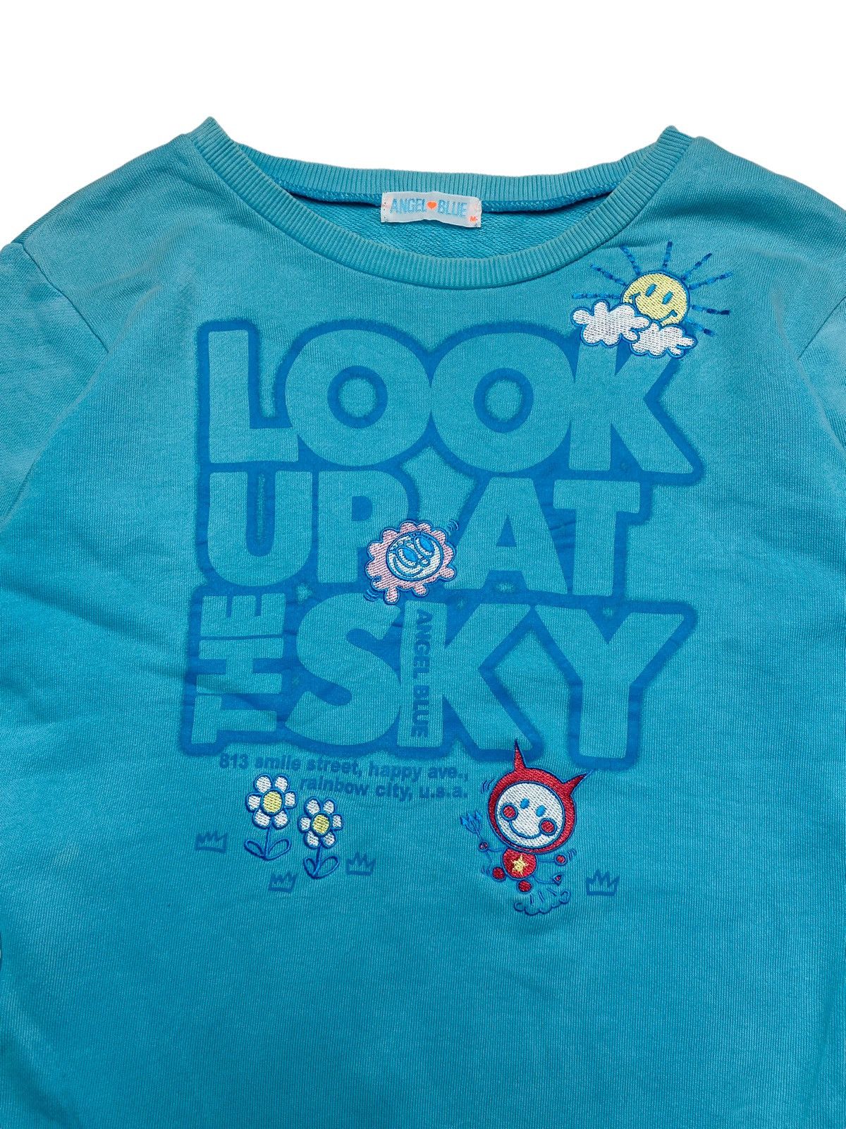 Angel Blue 2000s Angel Blue - Look Up At The Sky Sweatshirt Size M / US 6-8 / IT 42-44 - 4 Thumbnail