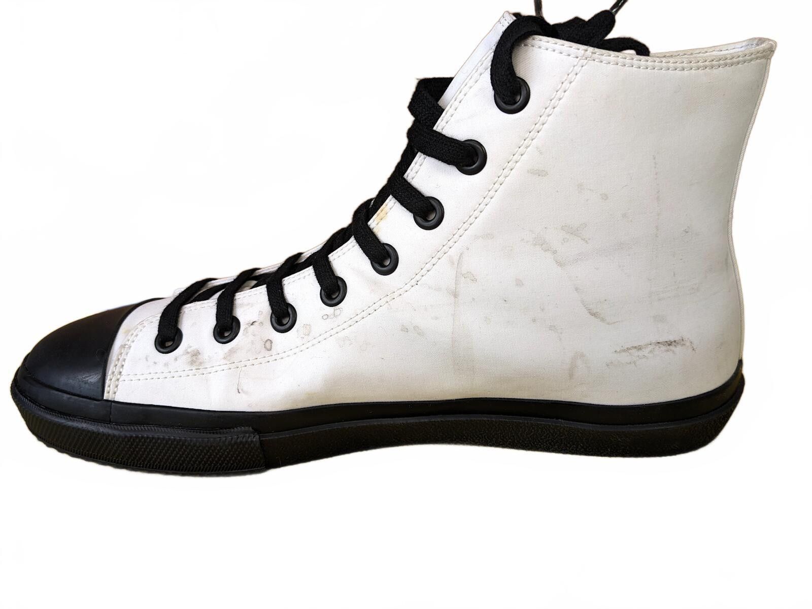 Burberry Burberry Larkhall High-Top Men Sneakers China White Black 13 Size US 13 / EU 46 - 9 Thumbnail