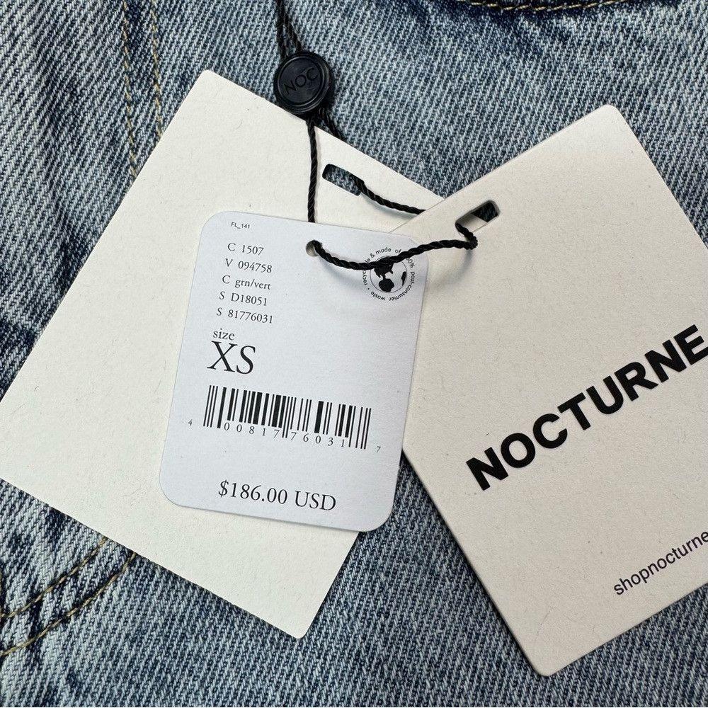 NOCTURNE NWT New $186 Free People Nocturne Ombre Denim Jeans Size XS Size 24" / US 00 / IT 34 - 7 Thumbnail