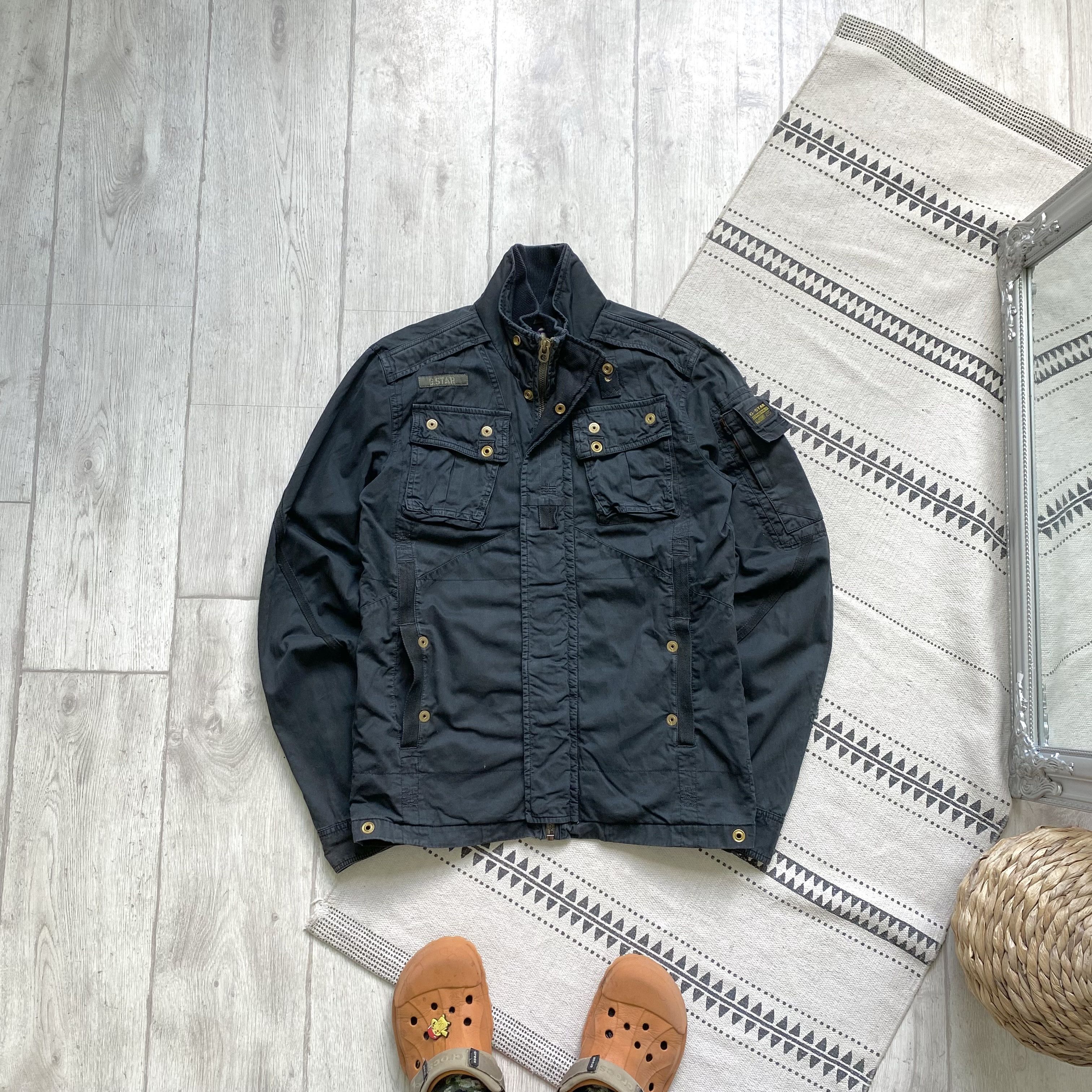 G-Star 🖤 Vintage Faded G-Star Raw jacket overshirt Avant-Garde Size US M / EU 48-50 / 2 - 1 Thumbnail
