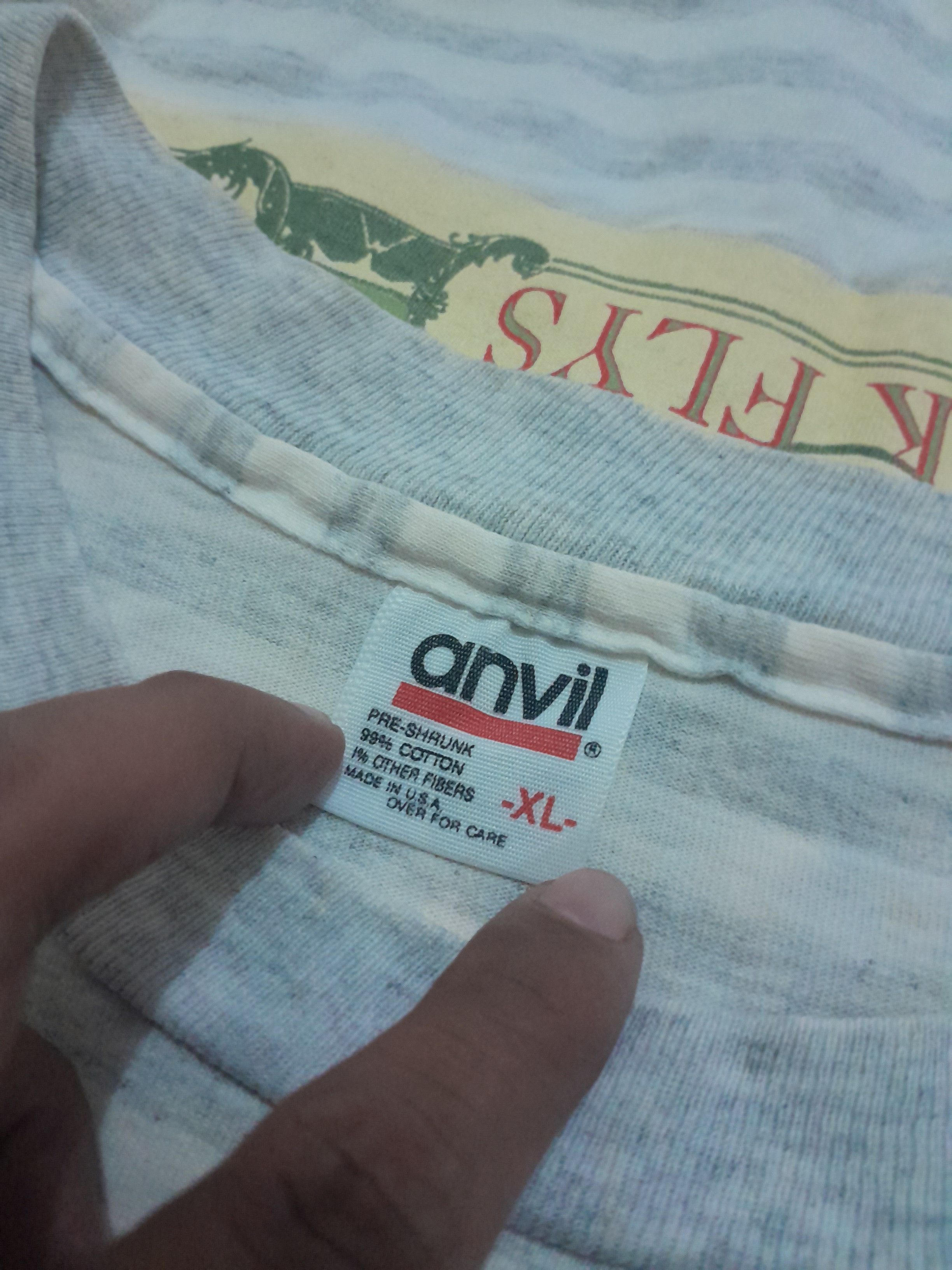 Vintage Black flys nude dollar bill tee rare anvil tag hook ups Size US XL / EU 56 / 4 - 4 Thumbnail