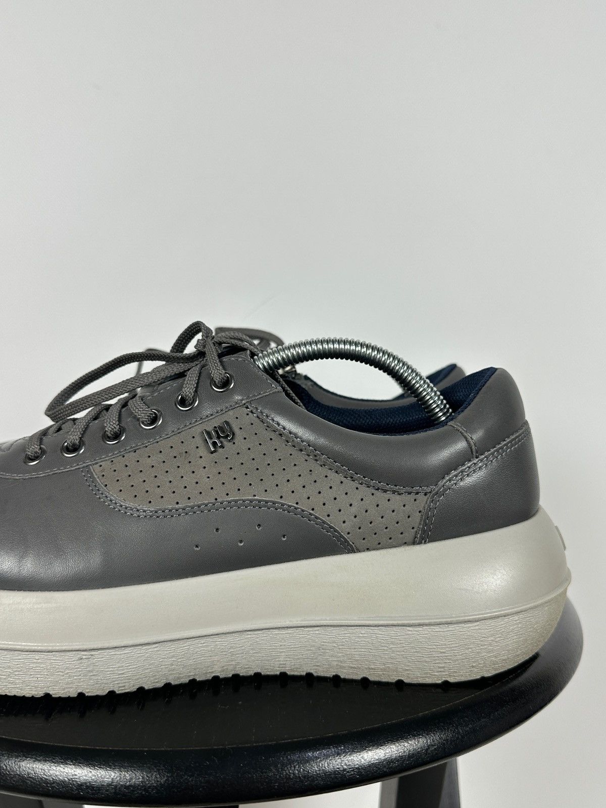 Kybun Kybun Gray Leather Orthopedic Comfort Sneakers Size US 9.5 / EU 42-43 - 13 Thumbnail