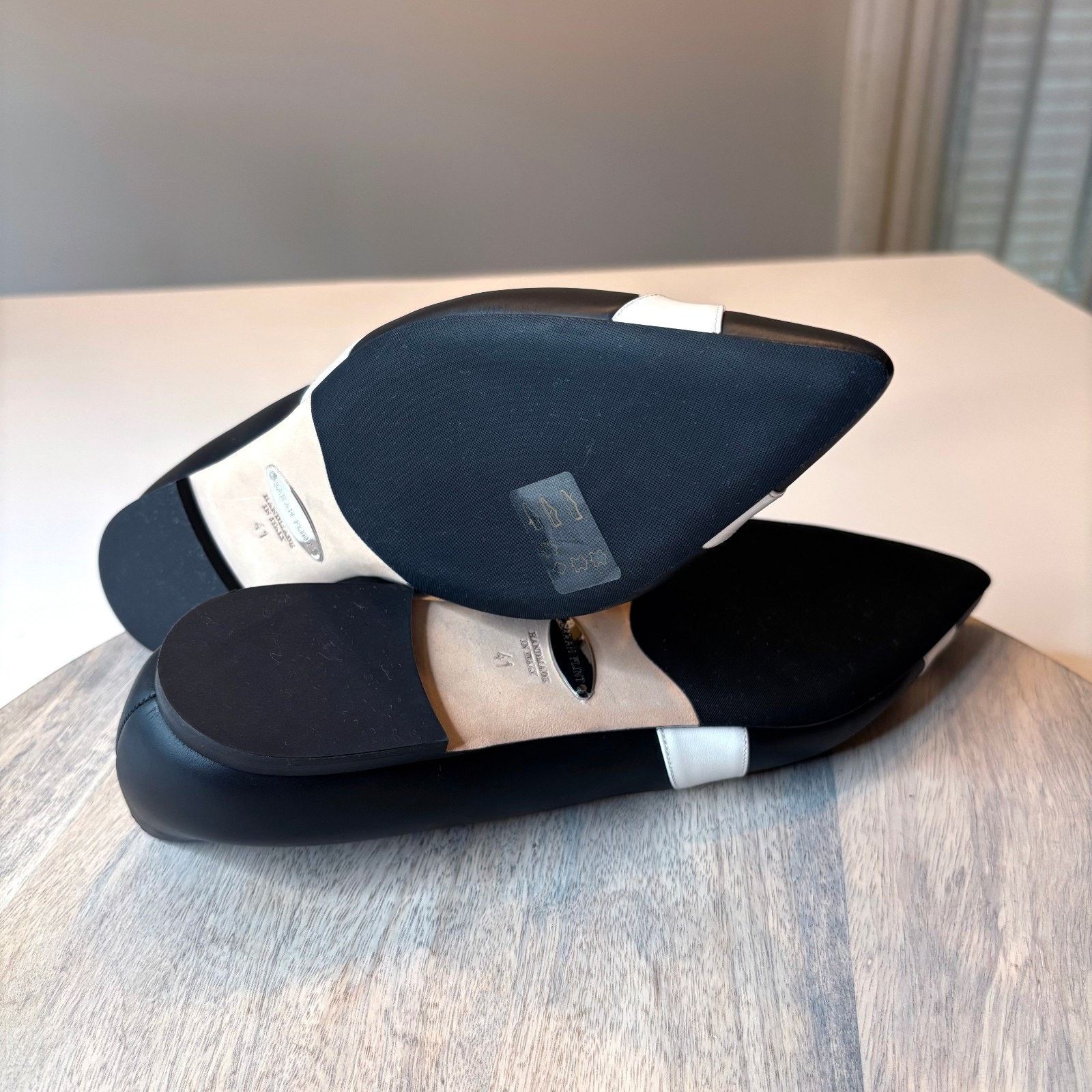 Sarah Flint Sarah Flint Kim Black White Ballet Flats Shoes EU 41 US 11 Size US 11 / IT 41 - 10 Thumbnail