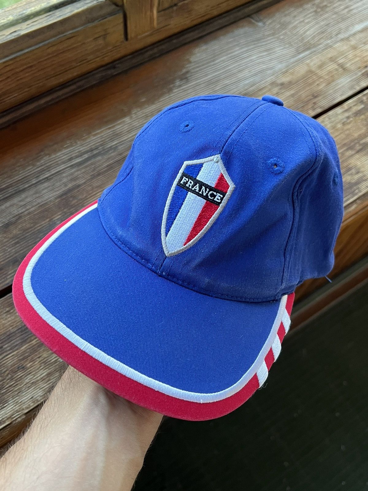 Adidas Vintage Hat Adidas France Football Cap Size ONE SIZE - 1 Thumbnail
