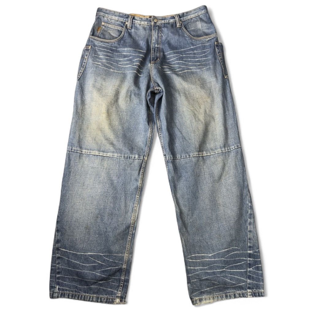 Phat Farm 🔥 Insane Y2K Baggy Denim Phat Farm Hip Hop Style Size US 38 / EU 54 - 1 Thumbnail