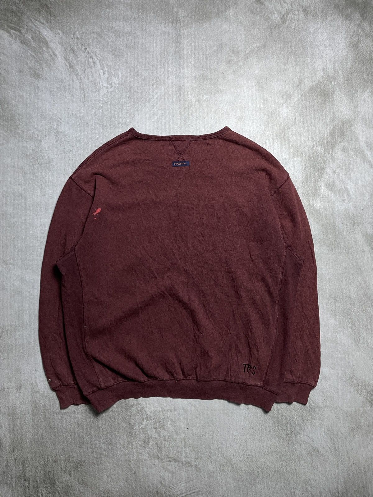 Triple 5 Soul 1990’s Tripel Five Soul NYC Fased Sweatshirt Size US L / EU 52-54 / 3 - 11 Thumbnail