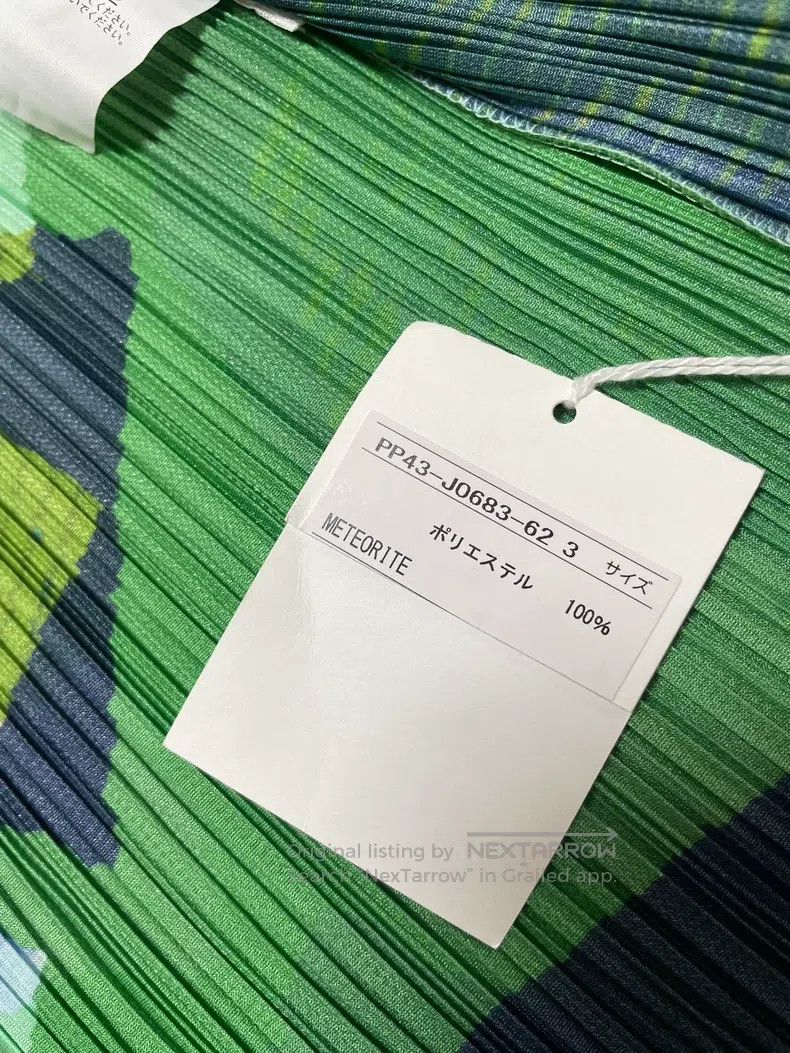 Issey Miyake Issey Miyake Green Meteorite Cardigan Size L / US 10 / IT 46 - 3 Thumbnail