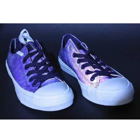 Converse Rare Reflective Purple Converse – John Varvatos Editiion Size US 7 / EU 40 - 5 Thumbnail