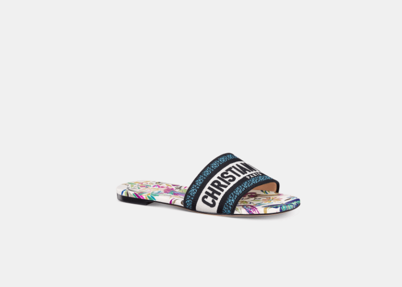 Dior o1w1db10625 KCQ209 Dway Slides in Multicolor Size US 12 / IT 42 - 2 Thumbnail