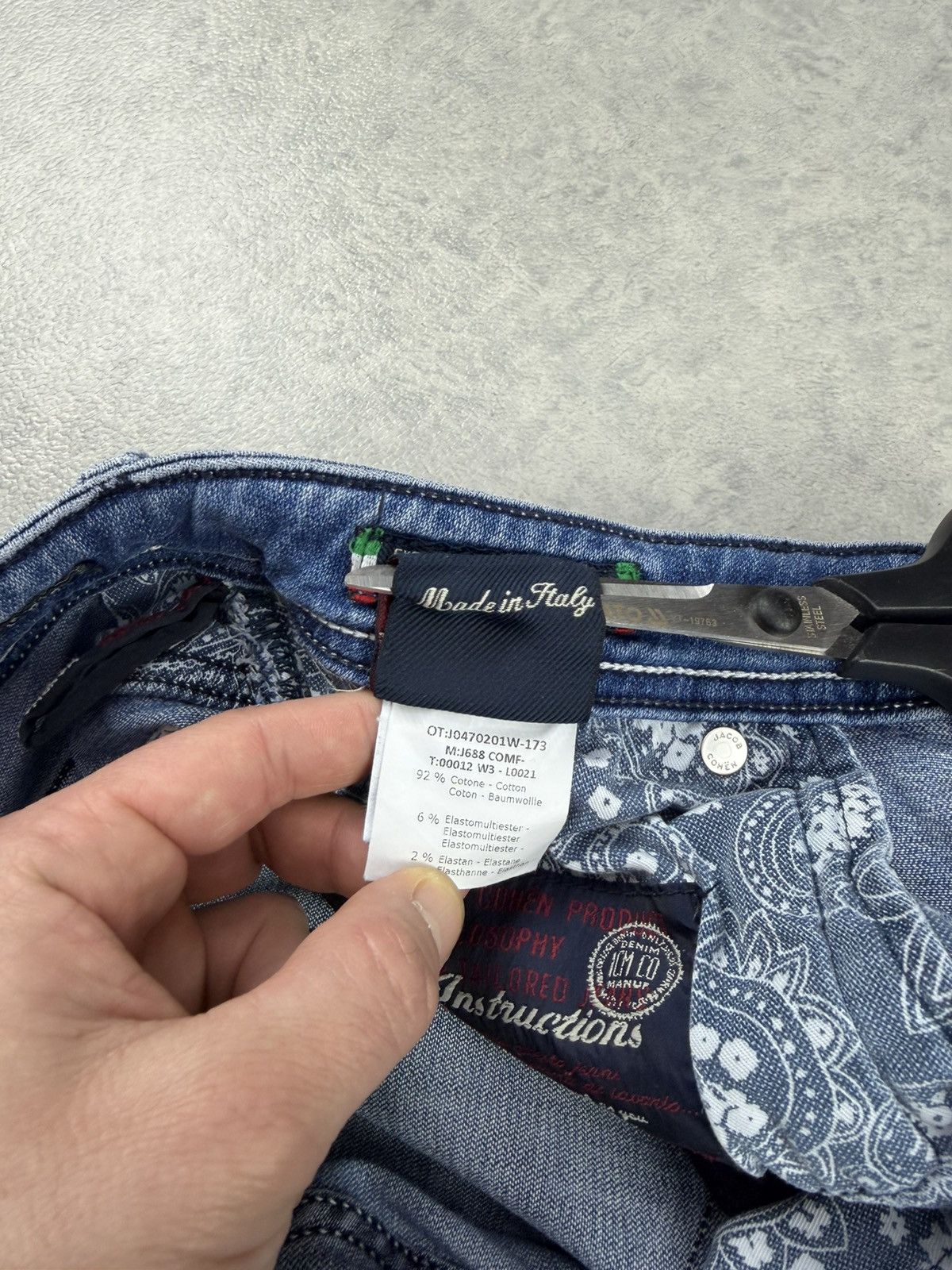 Jacob Cohen Jacob Cohen J688 Light Blue Denim Jeans Size 31 Size US 31 - 10 Thumbnail
