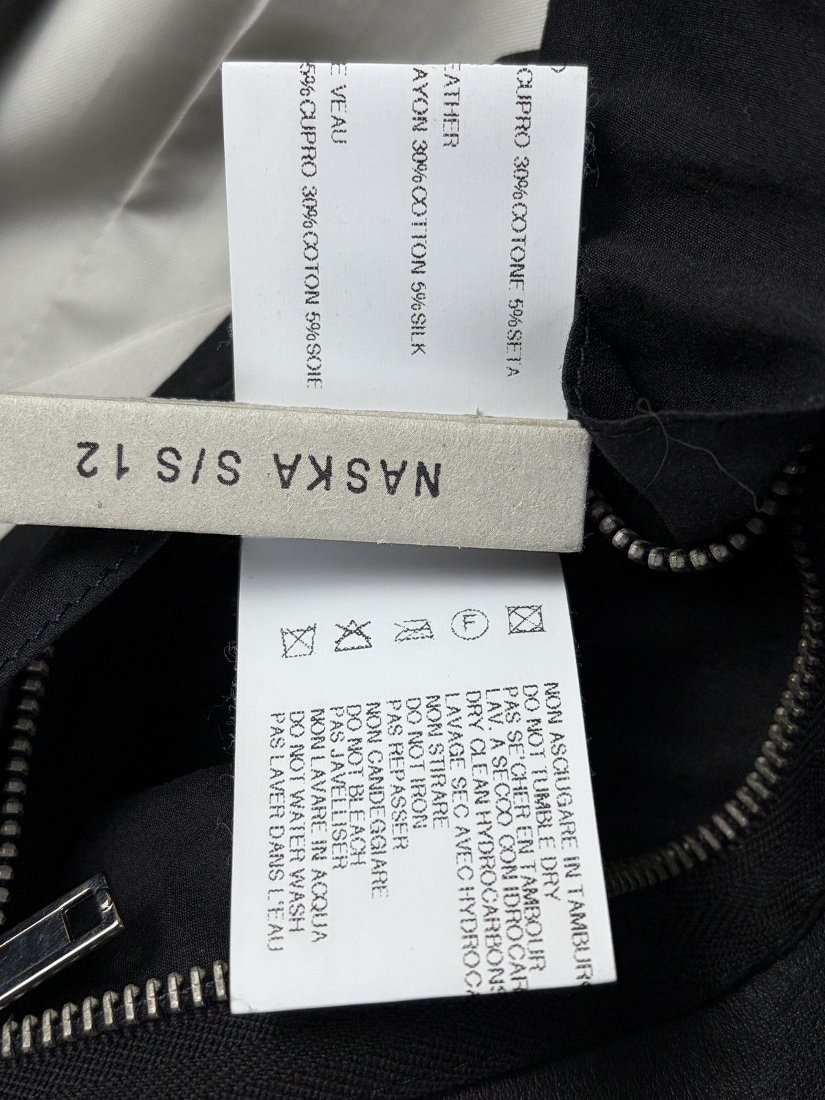Rick Owens SS12 Rick Owens Naska Paneled Moto Bomber Leather Jacket Size US M / EU 48-50 / 2 - 9 Thumbnail