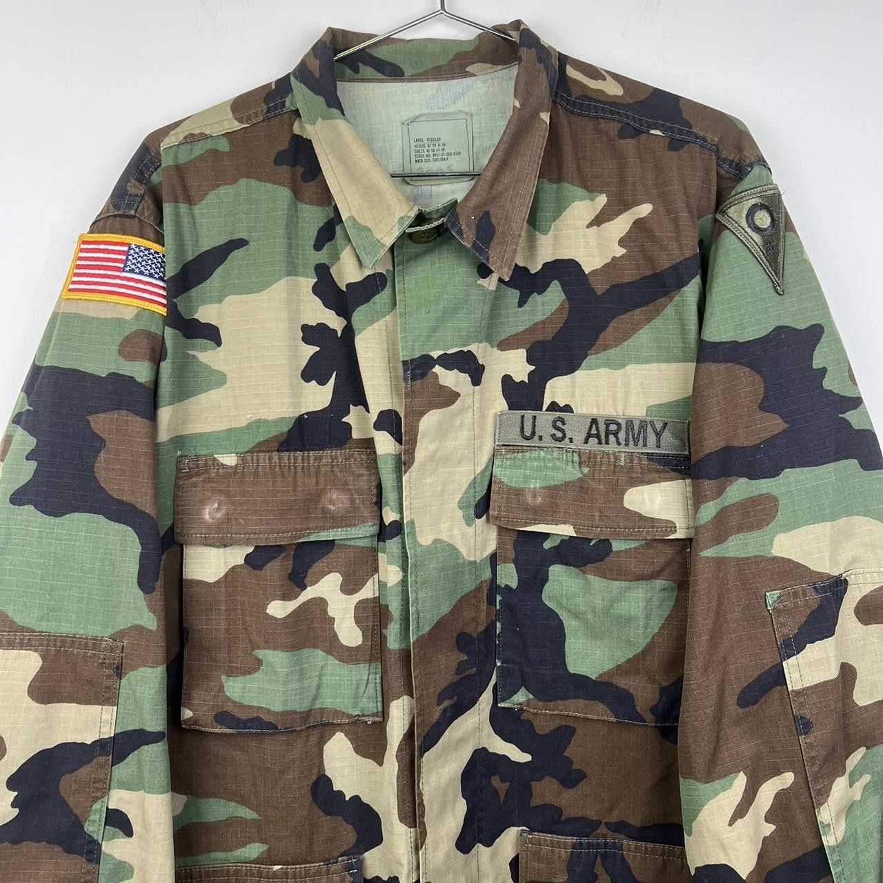 Vintage U.S. Army Woodland Camouflage Combat Jacket Size US L / EU 52-54 / 3 - 2 Thumbnail