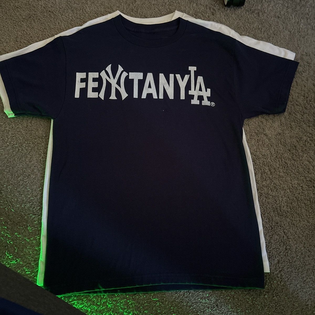 Other Custom Fentanyl blue and white New York streetwear shirt Size US M / EU 48-50 / 2 - 1 Preview
