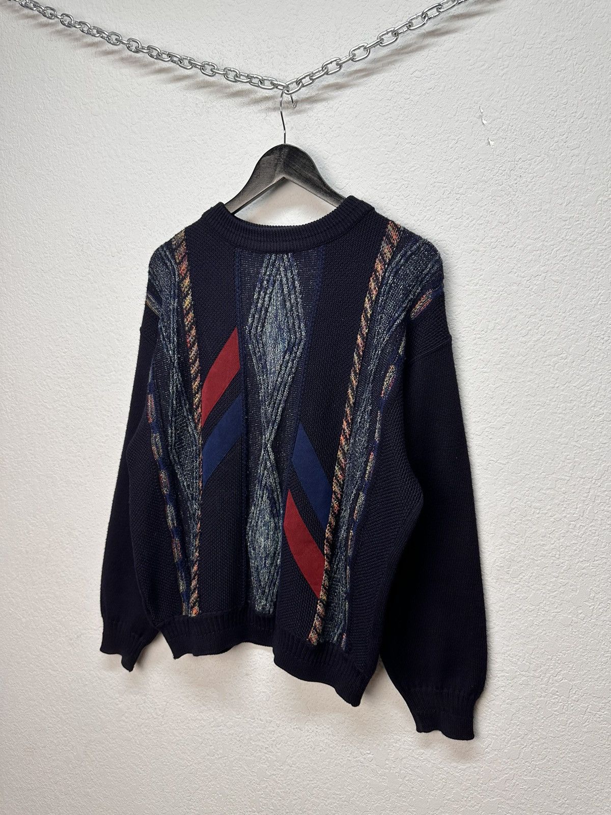 Carlo Colucci Vintage Y2K Gothic Sweater Distressed Faded Diesel Kapital Size US L / EU 52-54 / 3 - 2 Thumbnail