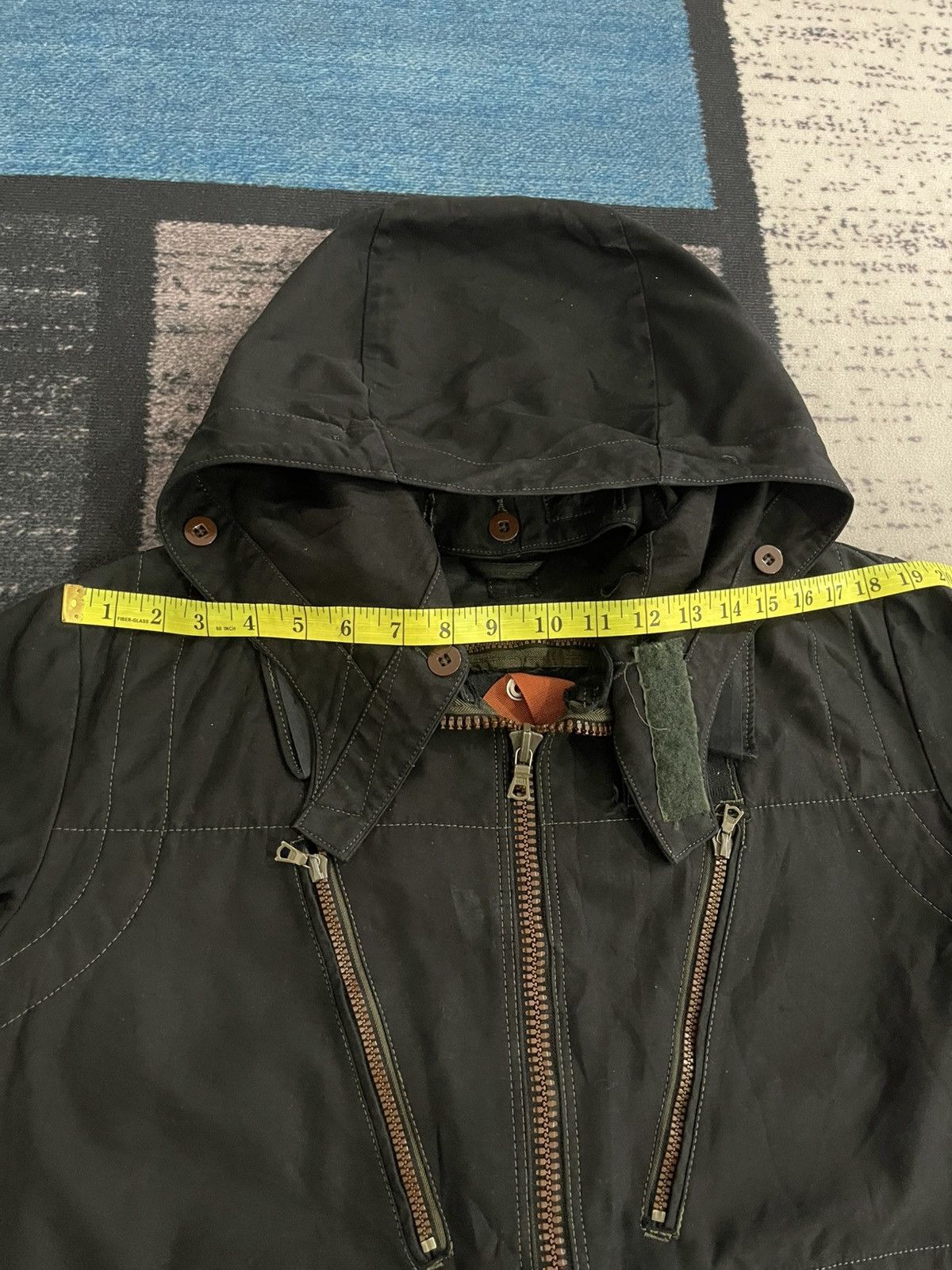 Vintage Vintage C46 70s Swedish Military Hoodie Jacket Size US L / EU 52-54 / 3 - 14 Thumbnail