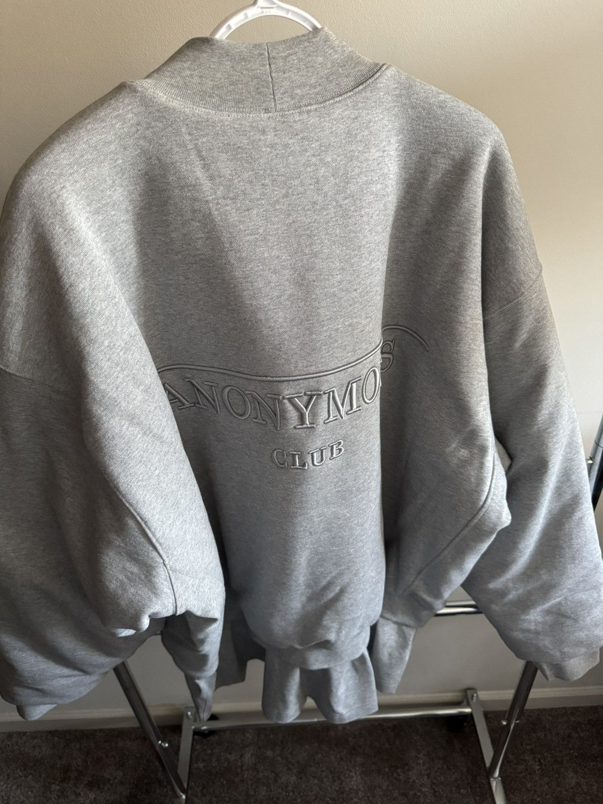 Anonymous Club Anonymous Club Embroidered Heritage Crewneck Grey Size US L / EU 52-54 / 3 - 3 Thumbnail