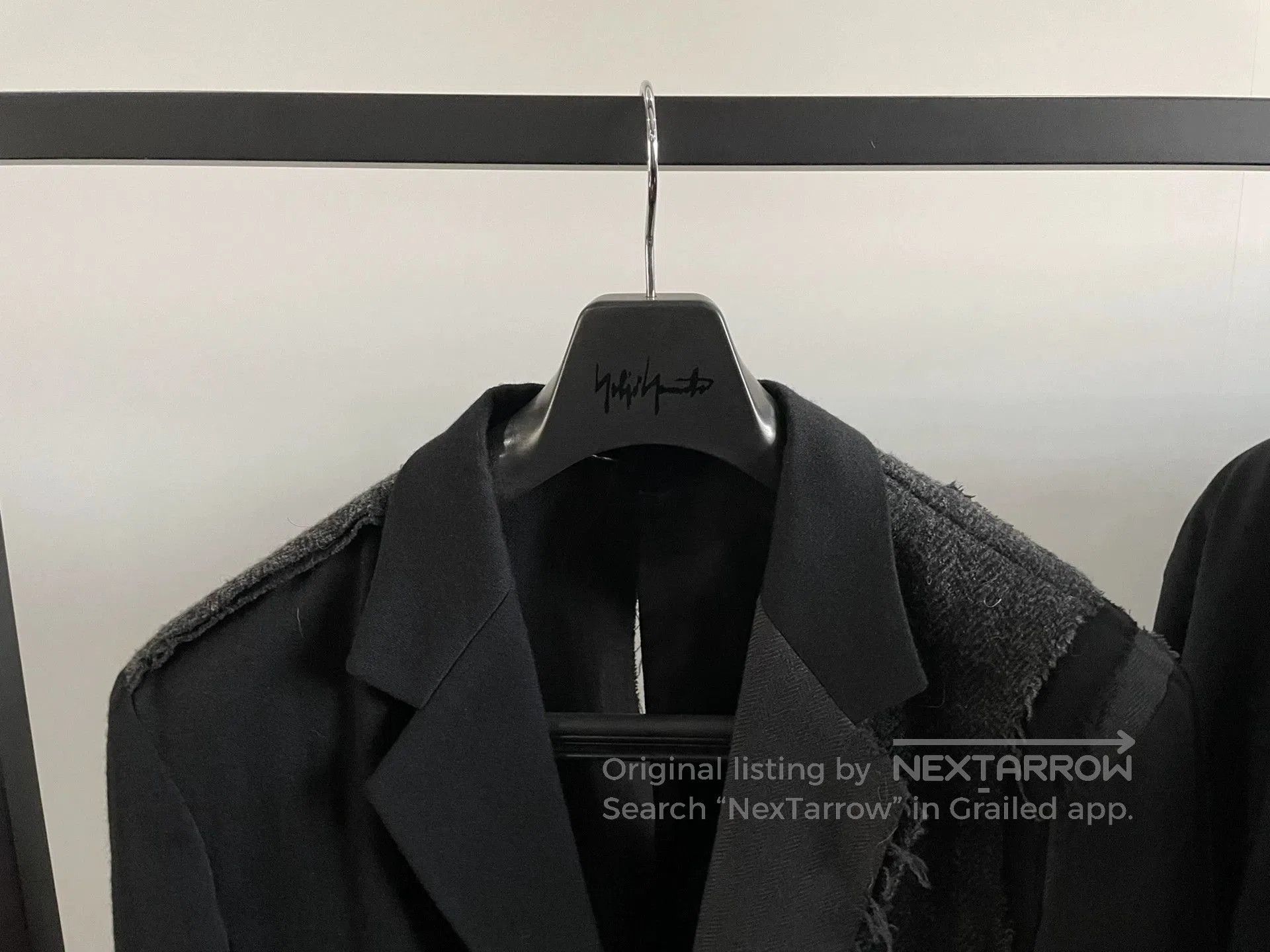 Yohji Yamamoto Yohji Yamamoto Black and Gray Jacket. Size US M / EU 48-50 / 2 - 4 Thumbnail