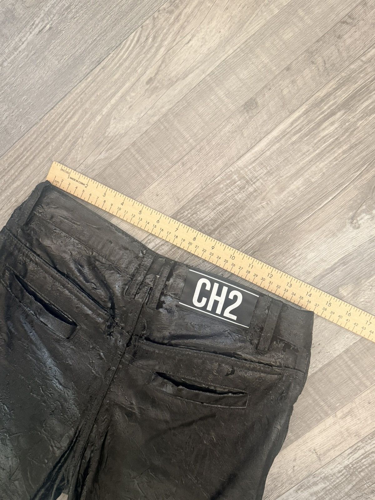 Other CH2 Flexing So Hard Black Waxed Flare Jeans Size US 29 - 5 Thumbnail