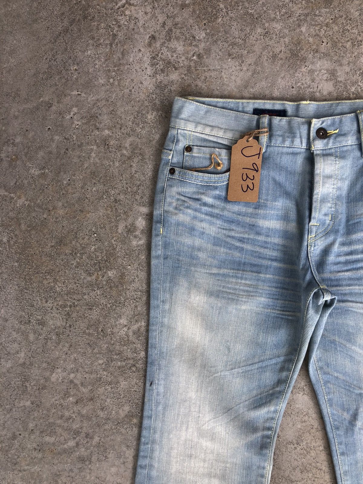 Japanese Brand Japanese Kunna Flared Jeans Distressed Jeans Size US 31 - 4 Thumbnail