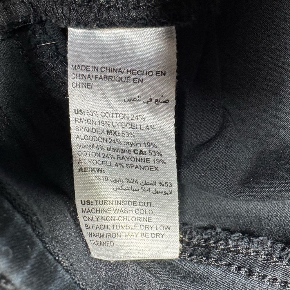 Chicos Chico's Black Secret Stretch Jegging Pants Size 2.5 US 14 Size 36" / US 14 / IT 50 - 4 Thumbnail