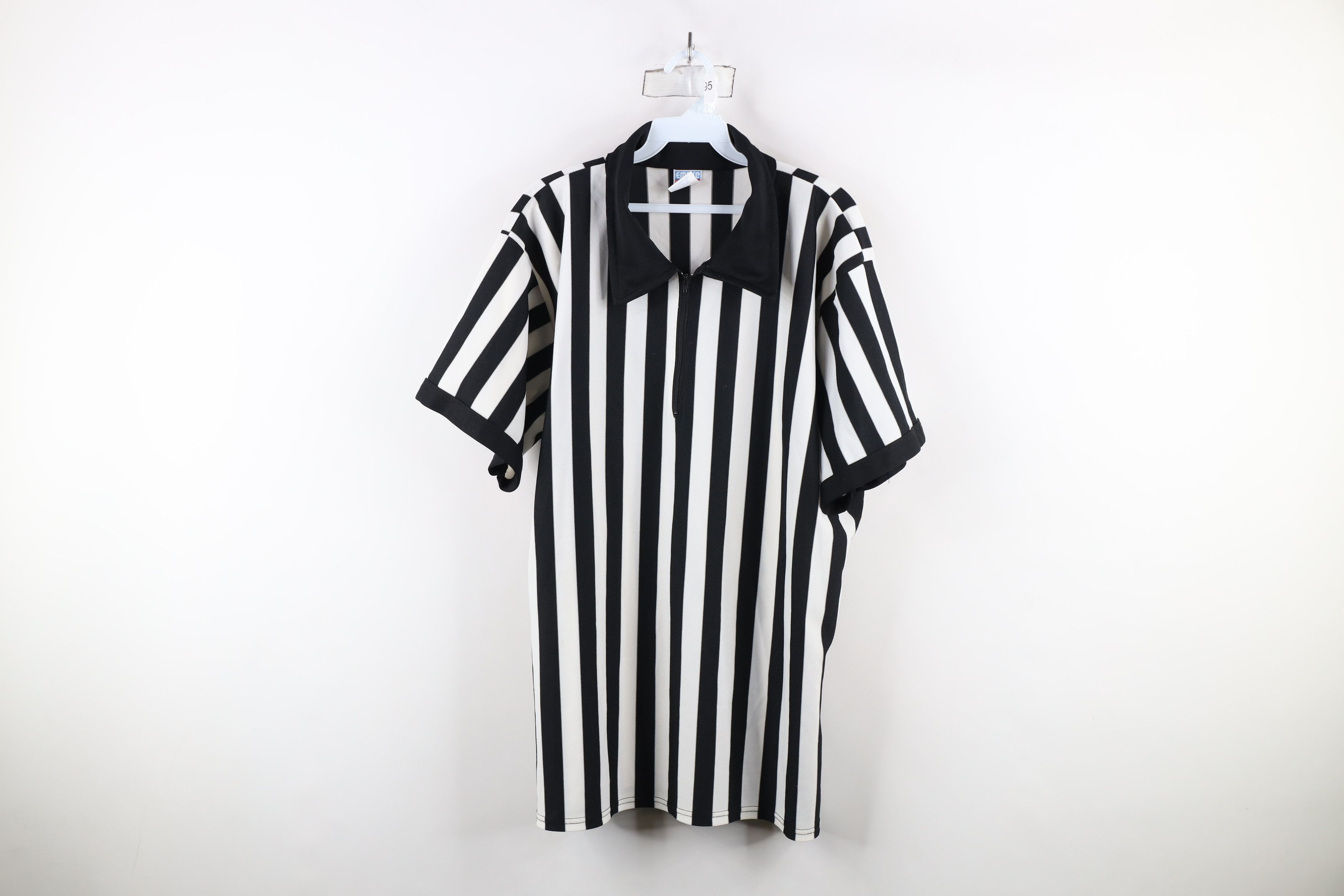 Vintage Vintage 70s Short Sleeve Referee Ref Uniform Polo Shirt USA Size US XL / EU 56 / 4 - 1 Thumbnail