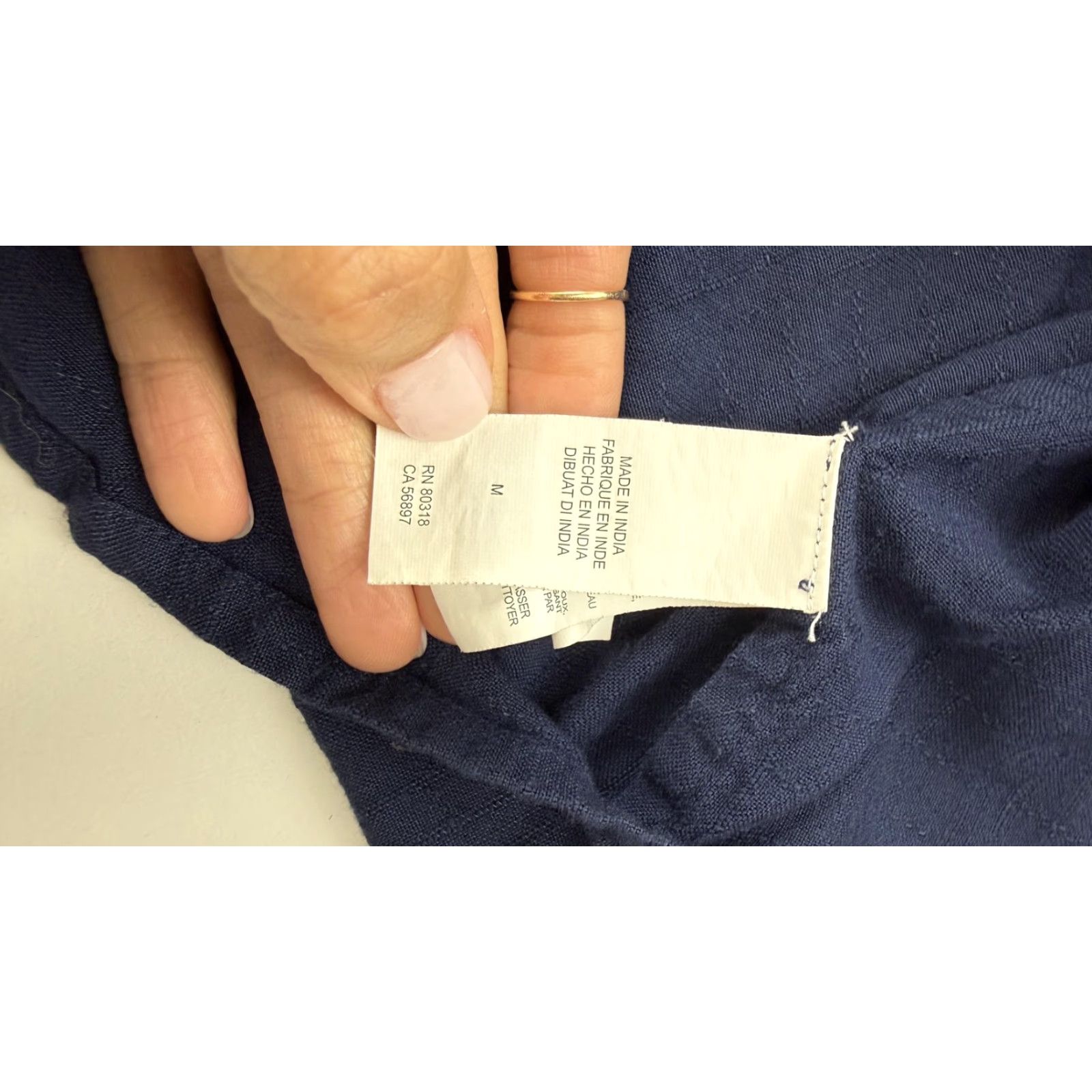 Lucky Brand Lucky Brand Sleeveless Top Womens Medium Blue Embroidered Boho Rayon Blouse Size M / US 6-8 / IT 42-44 - 3 Thumbnail