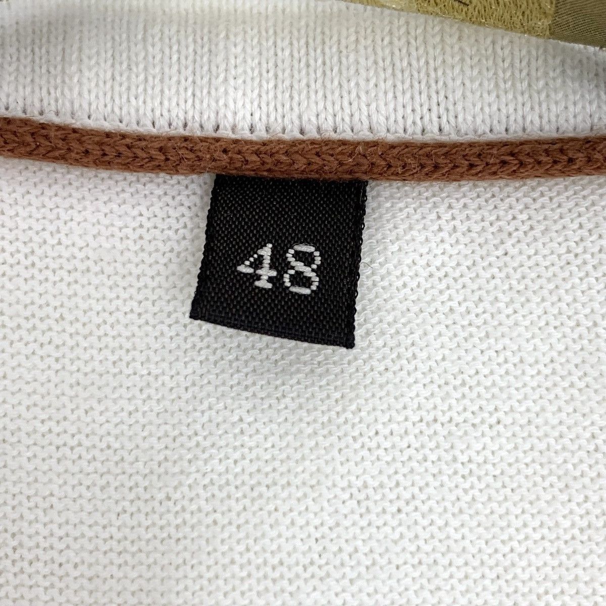 Loro Piana White Short-Sleeve Polo Shirt Size US M / EU 48-50 / 2 - 6 Thumbnail