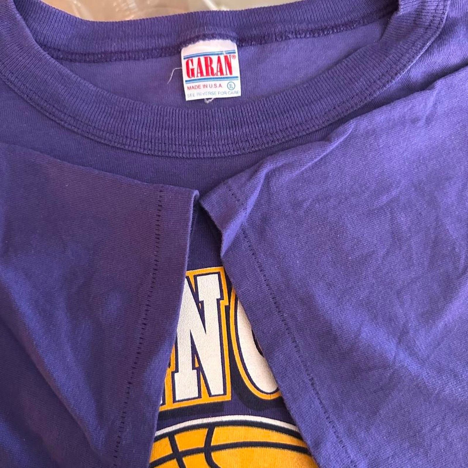 NBA × Vintage Vintage 1992 Los Angeles Lakers Shirt Size US XL / EU 56 / 4 - 7 Thumbnail