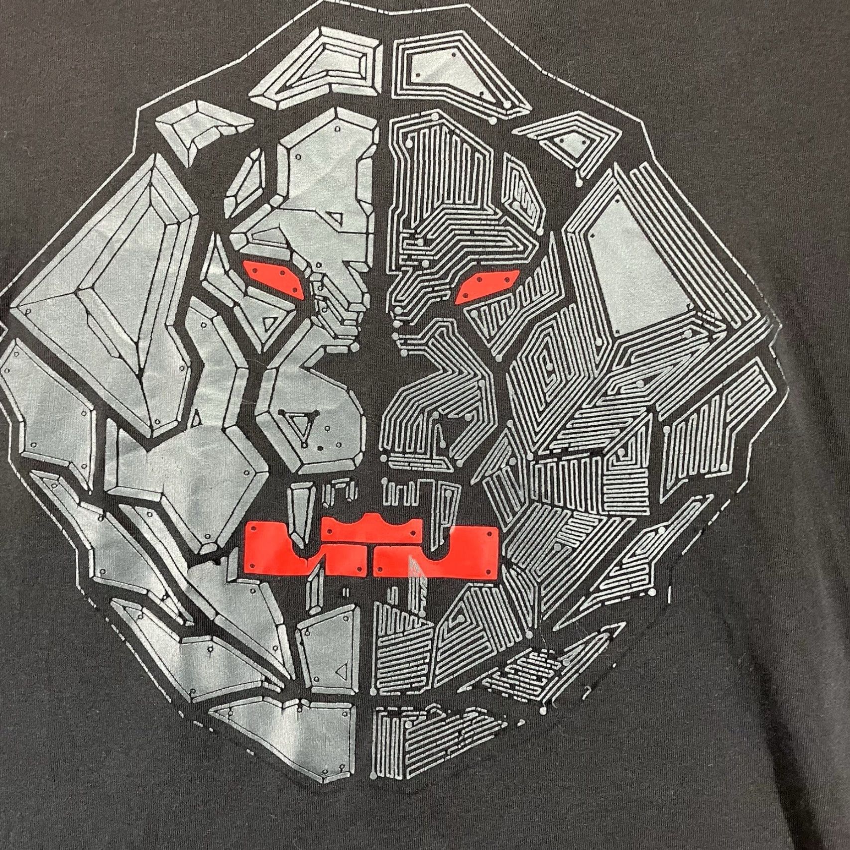 Nike NIKE LeBron James Graphic Print Shirt Mens M Black Dri-FIT Performance Tee Beast King Size US M / EU 48-50 / 2 - 3 Thumbnail