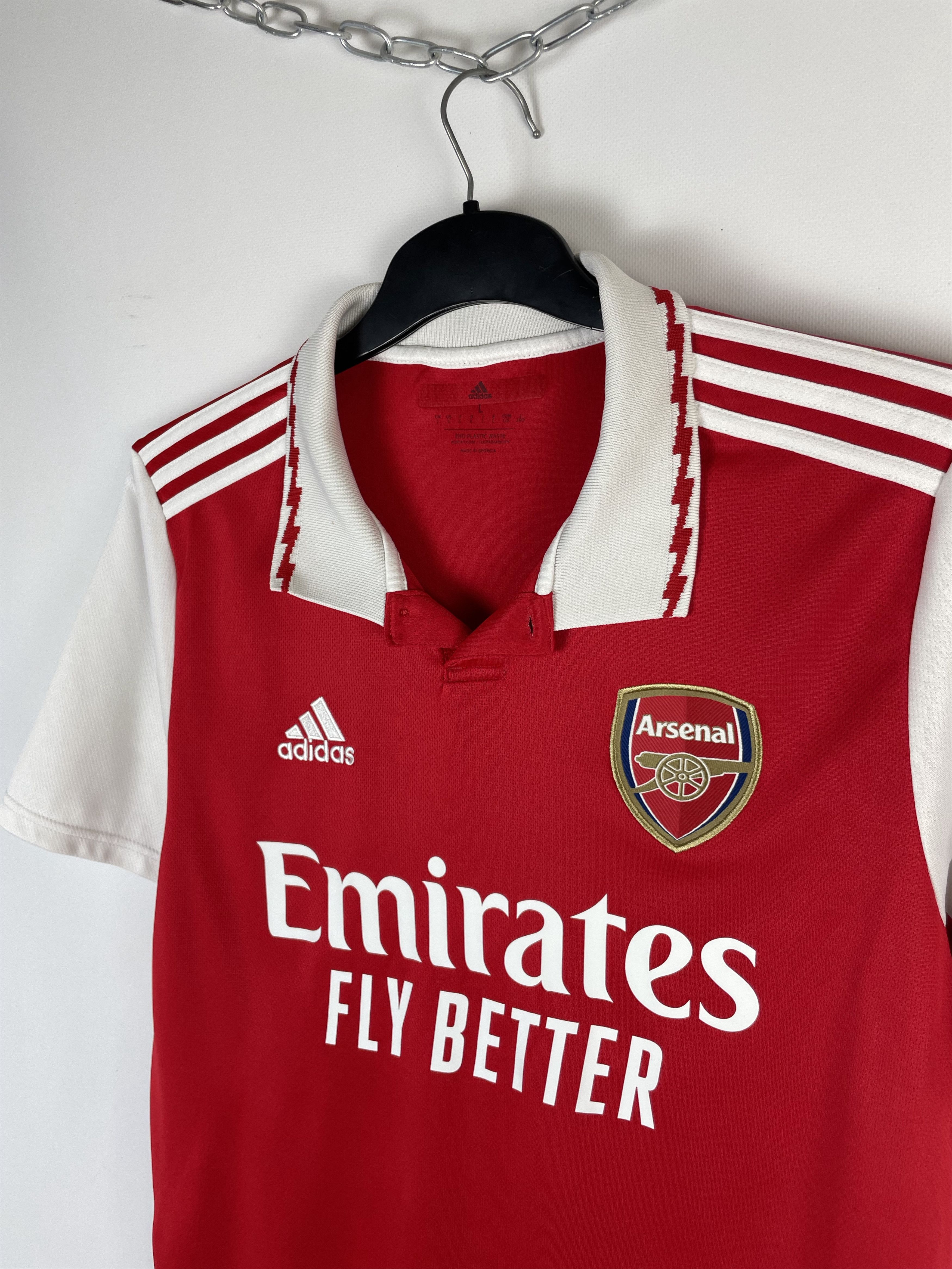 Adidas × Vintage Adidas Arsenal Jersey Tshirt Tee Size US L / EU 52-54 / 3 - 6 Thumbnail