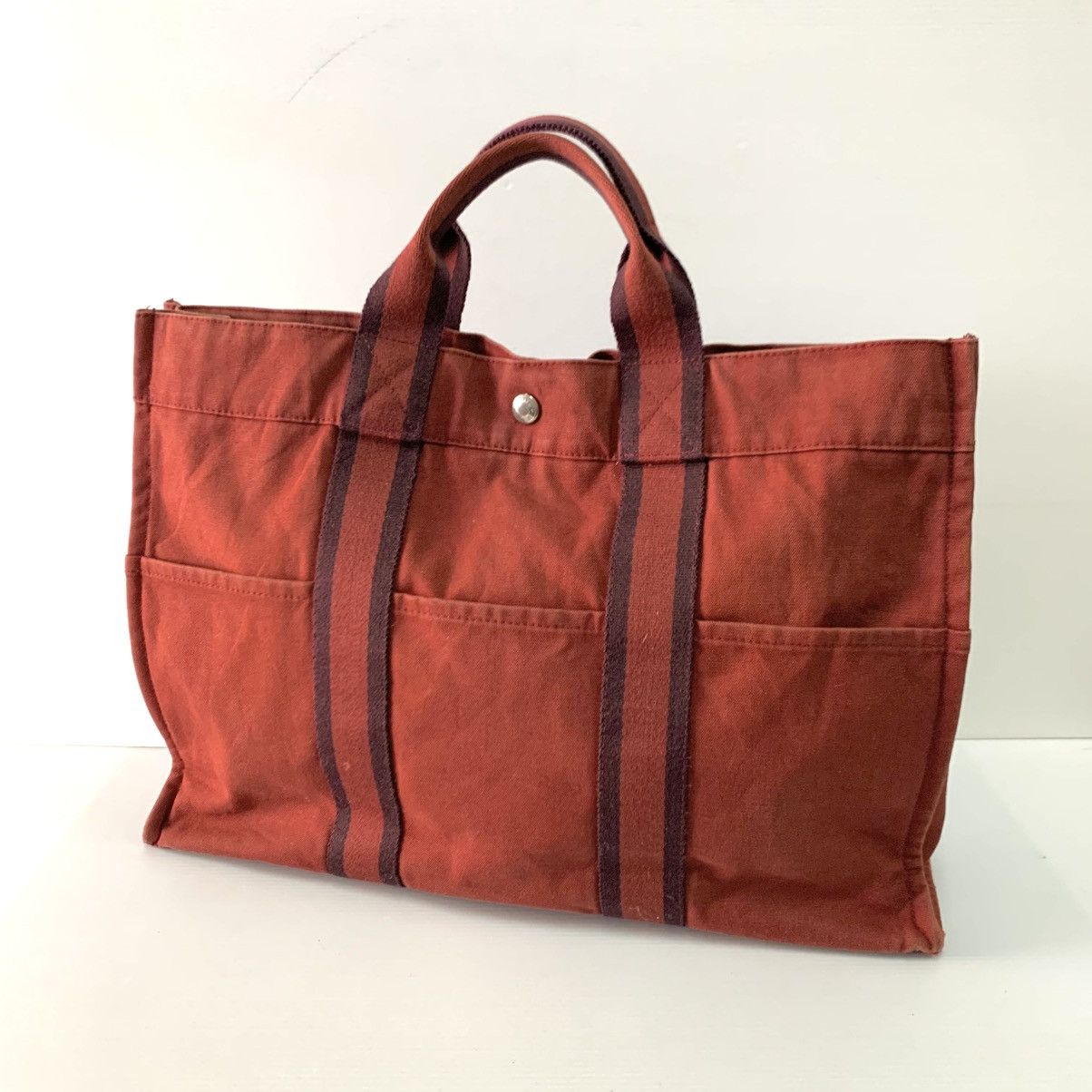 Hermes Hermes Canvas Tote Bag Size ONE SIZE - 1 Thumbnail