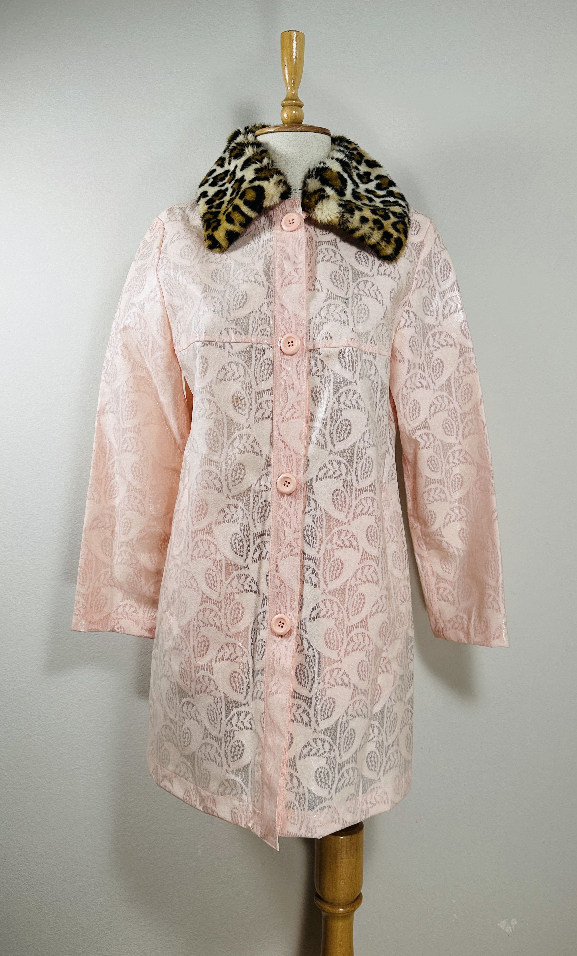 Stand Studio Anais Rain Coat Pink | Grailed