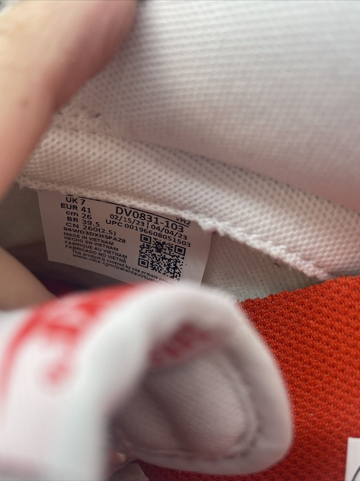 Nike Dunk low picante red Size US 8 / EU 41 - 8 Thumbnail