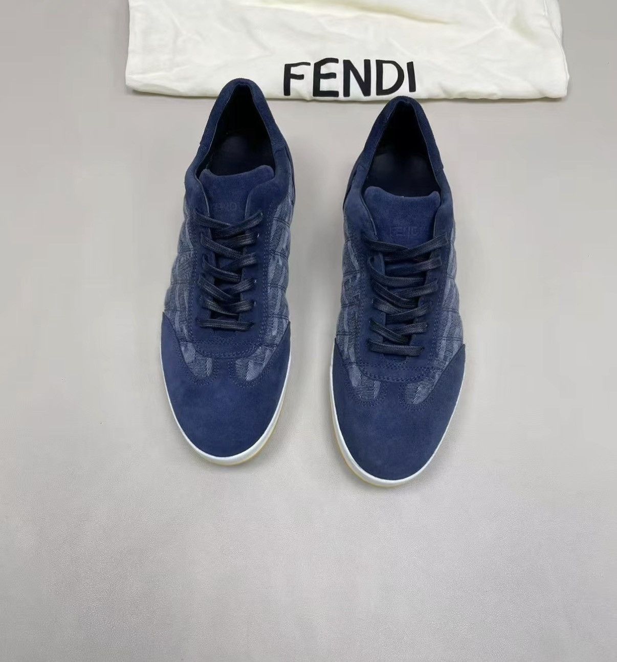 Fendi FENDI Nubuck Leather Panel Casual Shoes J30 Size US 6.5 / EU 39-40 - 1 Thumbnail