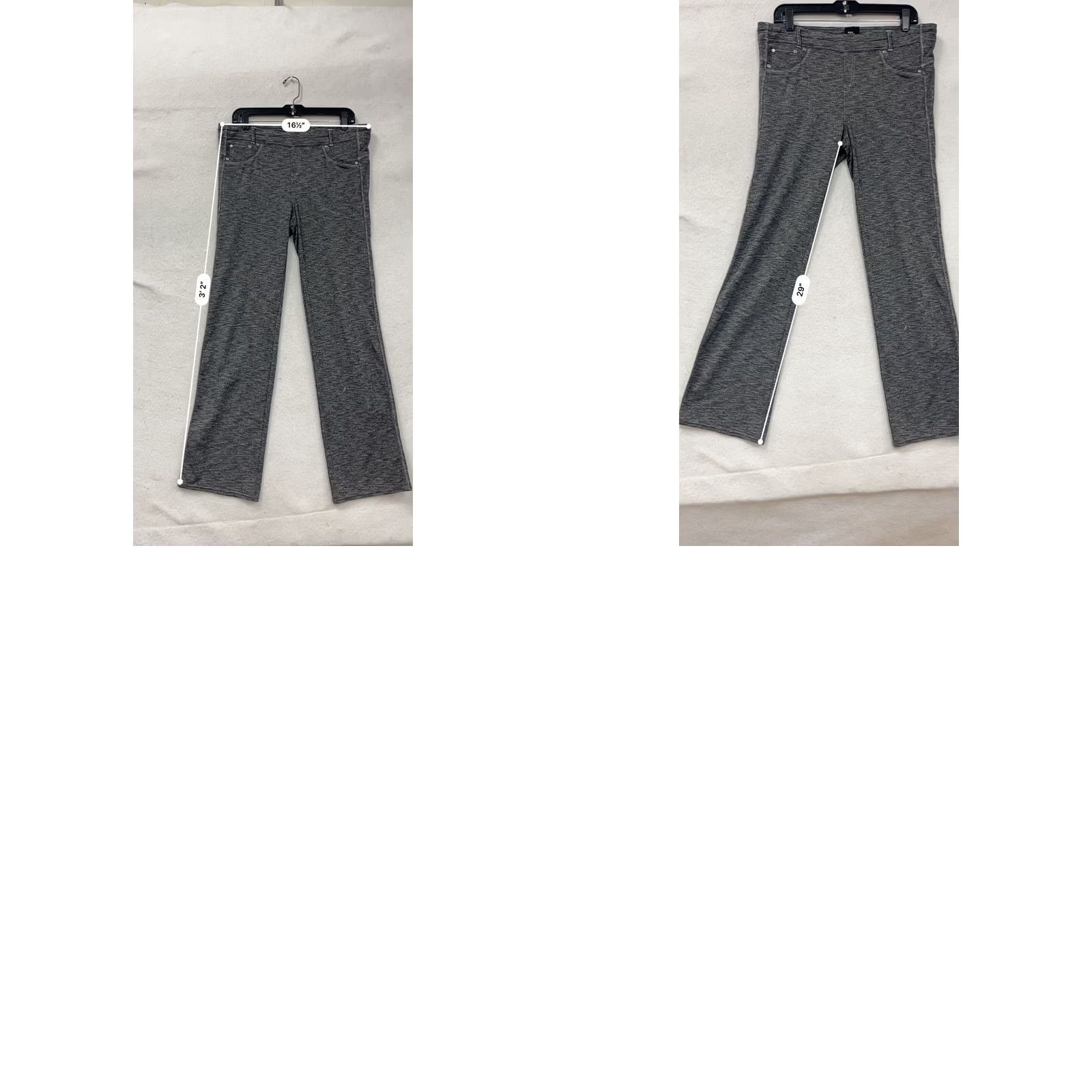 Vintage Kühl Womens Pants Heathered Gray Size 14 Short Bootcut - Cargo, Nylon Polyester Spandex, 37" Top to Bottom, Like New Size 36" / US 14 / IT 50 - 8 Thumbnail