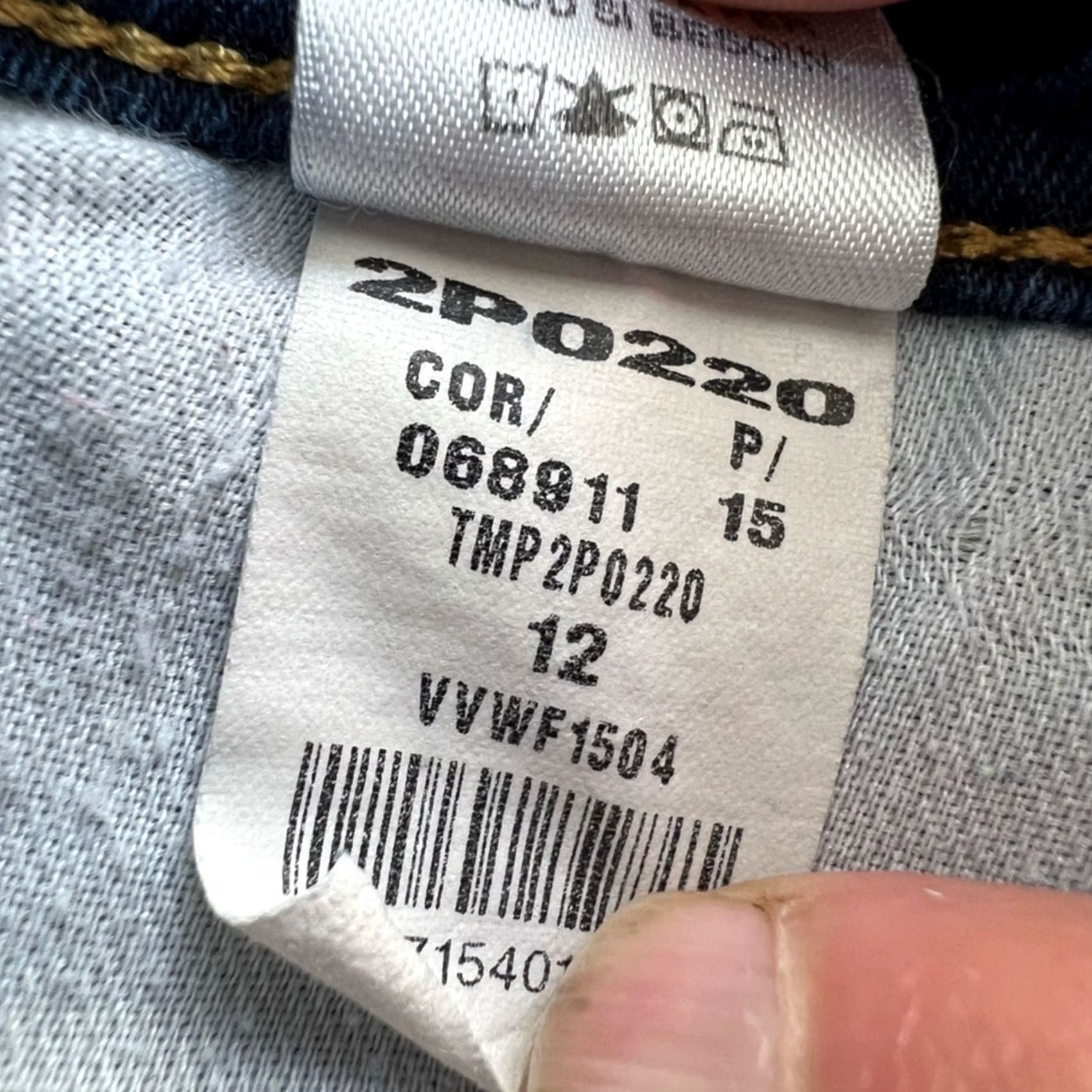 Vineyard Vines Vineyard Vines Womens Jeans 12 Dark Wash Blue Denim Straight Leg Stretch Jeans Women Size 34" / US 12 / IT 48 - 4 Thumbnail