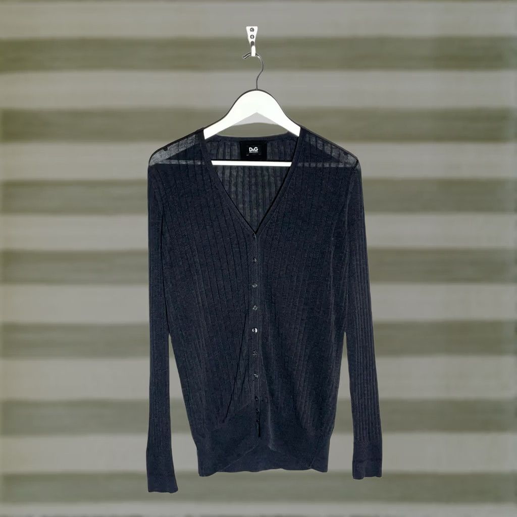 Dolce & Gabbana Dolce&Gabbana Cardigan V-Neck Women’s Size 42 Gray Sweater 42 Cardigan Womens Vintage No Size M / US 6-8 / IT 42-44 - 1 Thumbnail