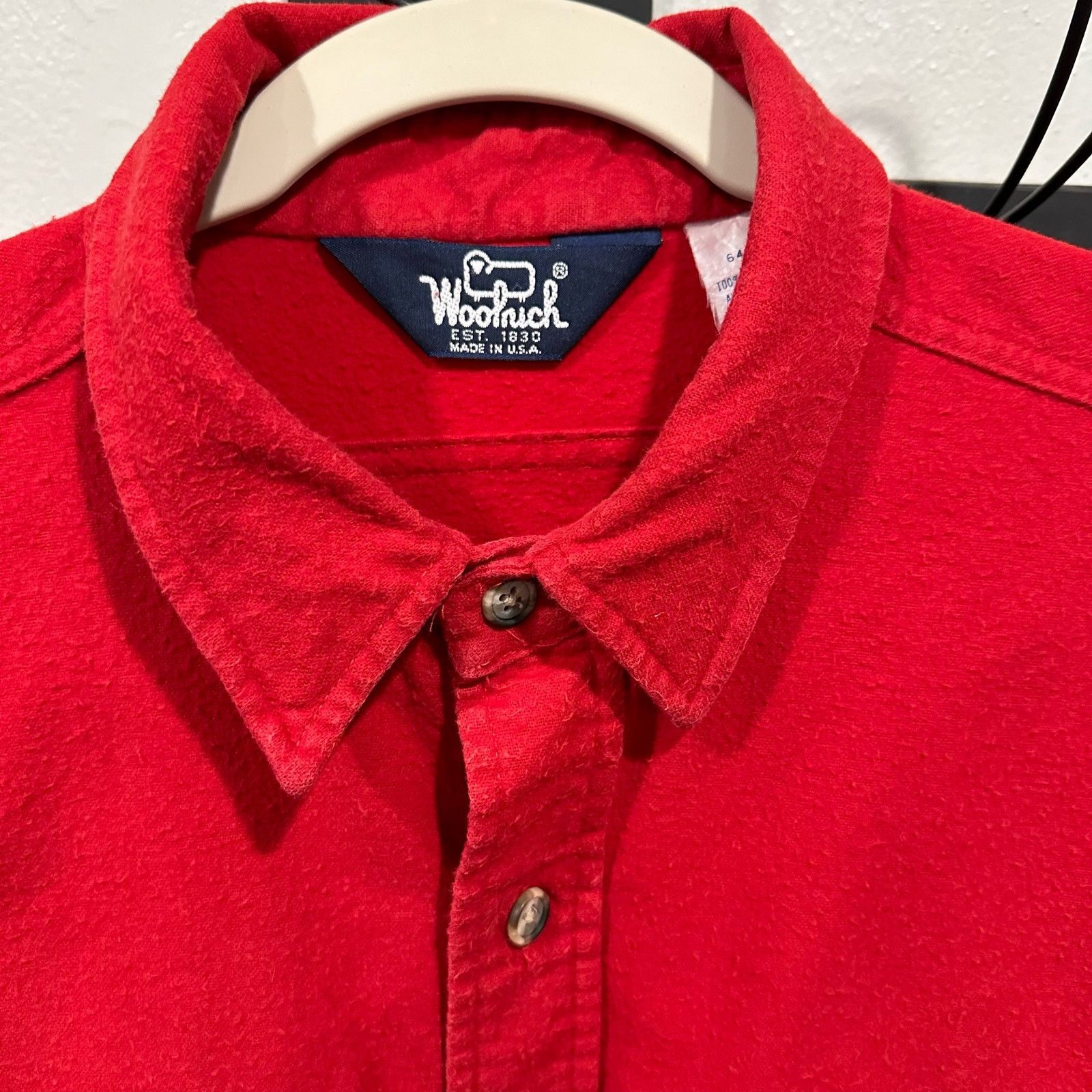 Woolrich Woolen Mills Vintage Woolrich Shirt Men’s Red Button Down - Sz L Size US L / EU 52-54 / 3 - 3 Thumbnail