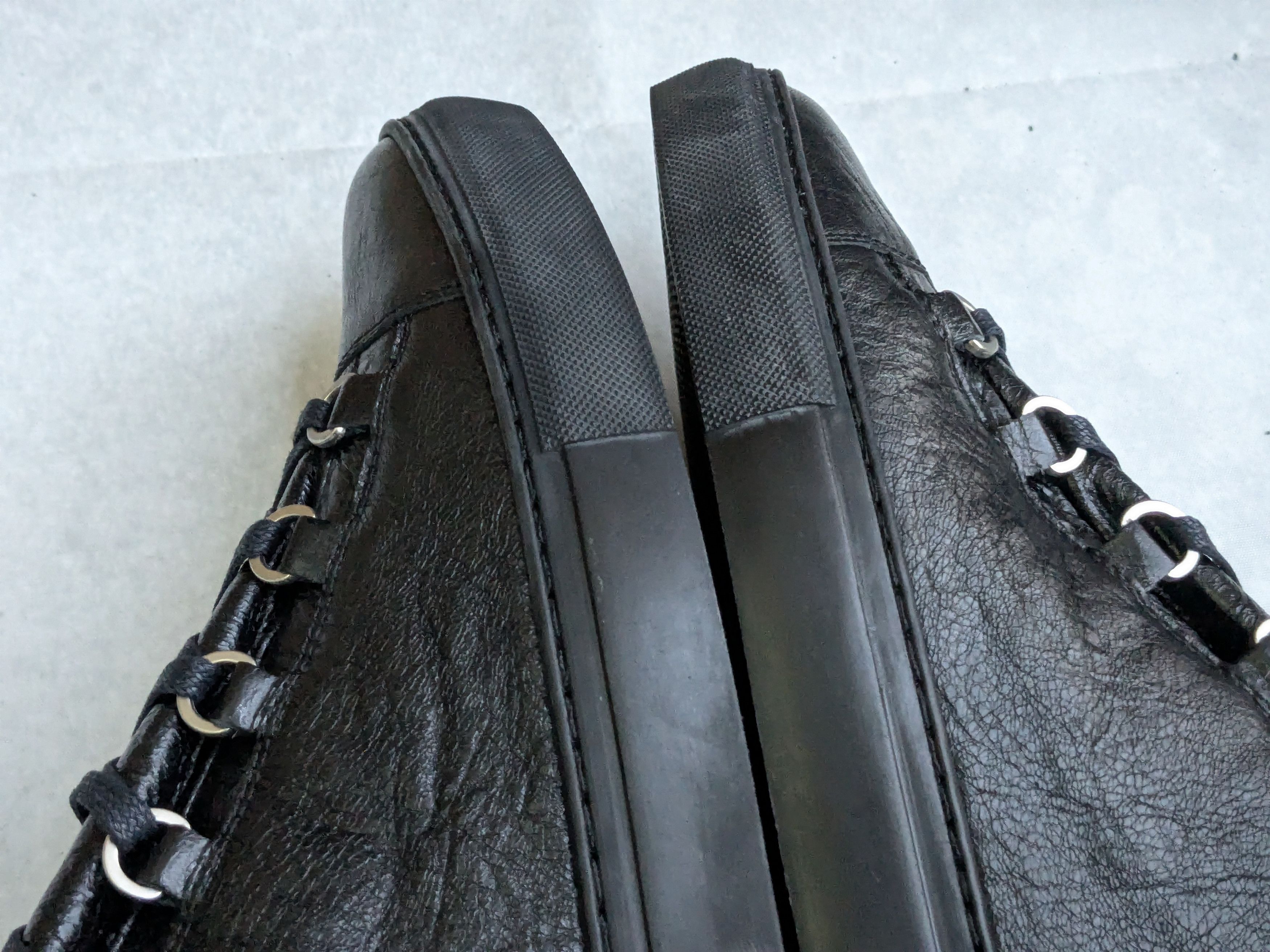 Balenciaga Balenciaga Arena Black 14 Leather High Tops Sneakers Size US 14 / EU 47 - 8 Thumbnail