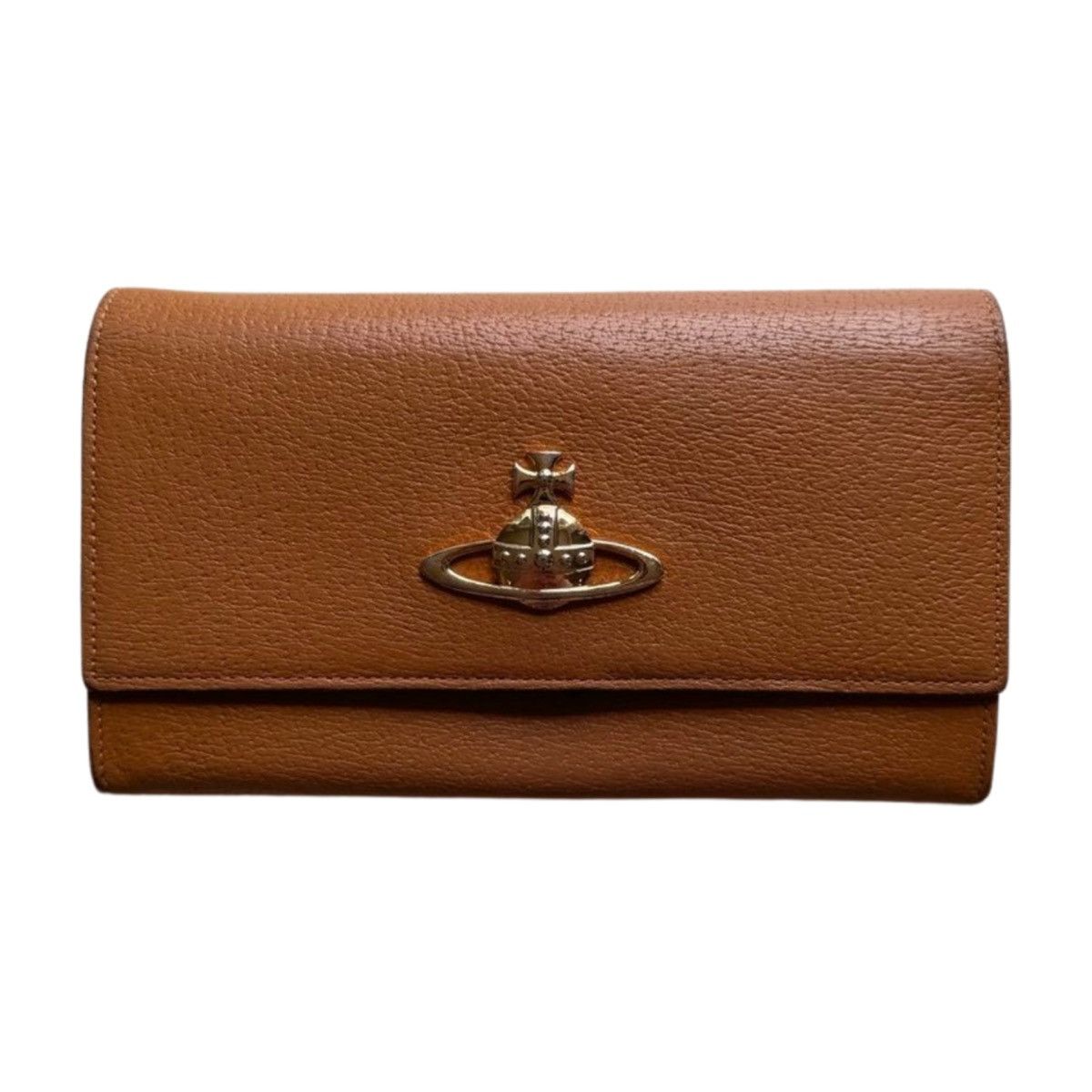 Vivienne Westwood Vintage Vivienne Westwood Tan Orb Long Wallet Size ONE SIZE - 1 Thumbnail