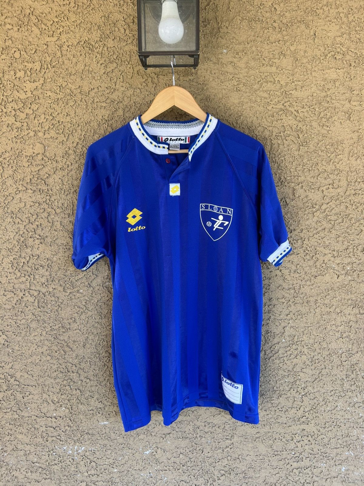 Chelsea Soccer × Lotto Sport × Vintage Vintage Lotto Italia Soccer Jersey Size XL Size US XL / EU 56 / 4 - 1 Thumbnail