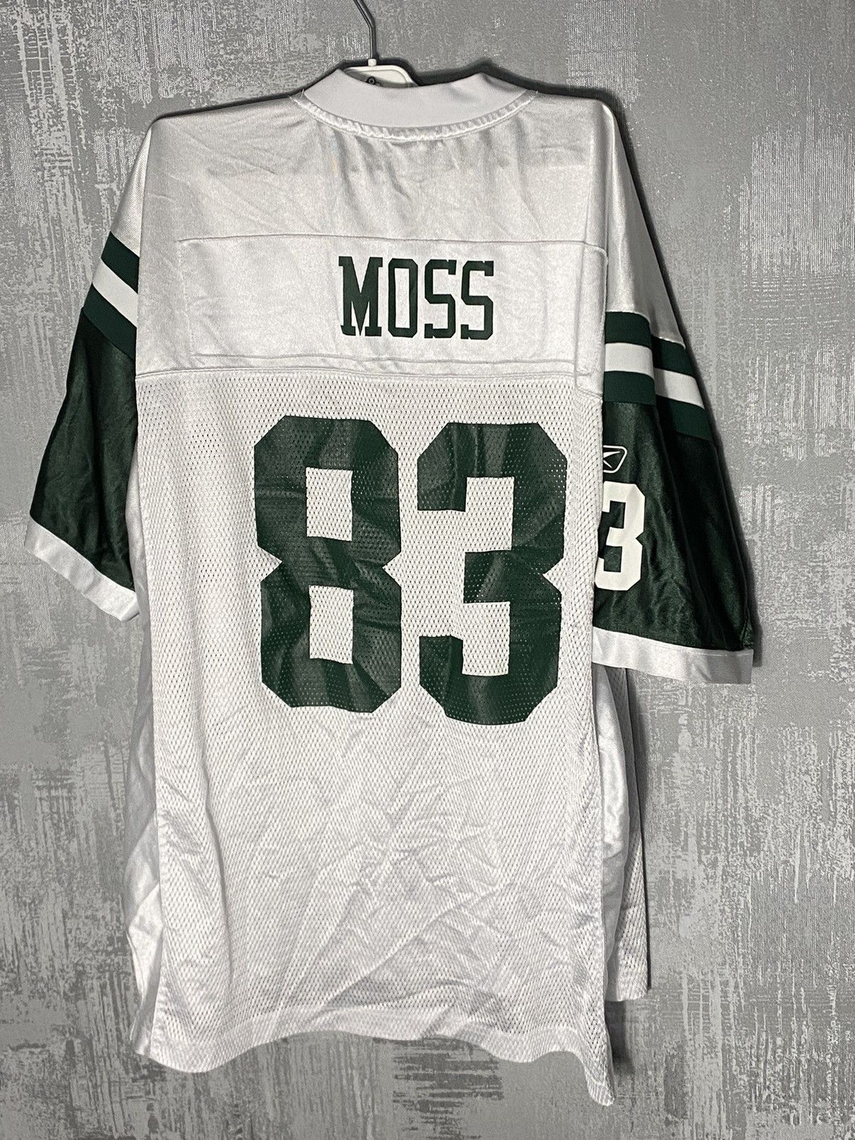 Reebok Vintage Reebok NFL Jets Santana Jersey #83 Moss Hype Drill Size US XL / EU 56 / 4 - 4 Thumbnail