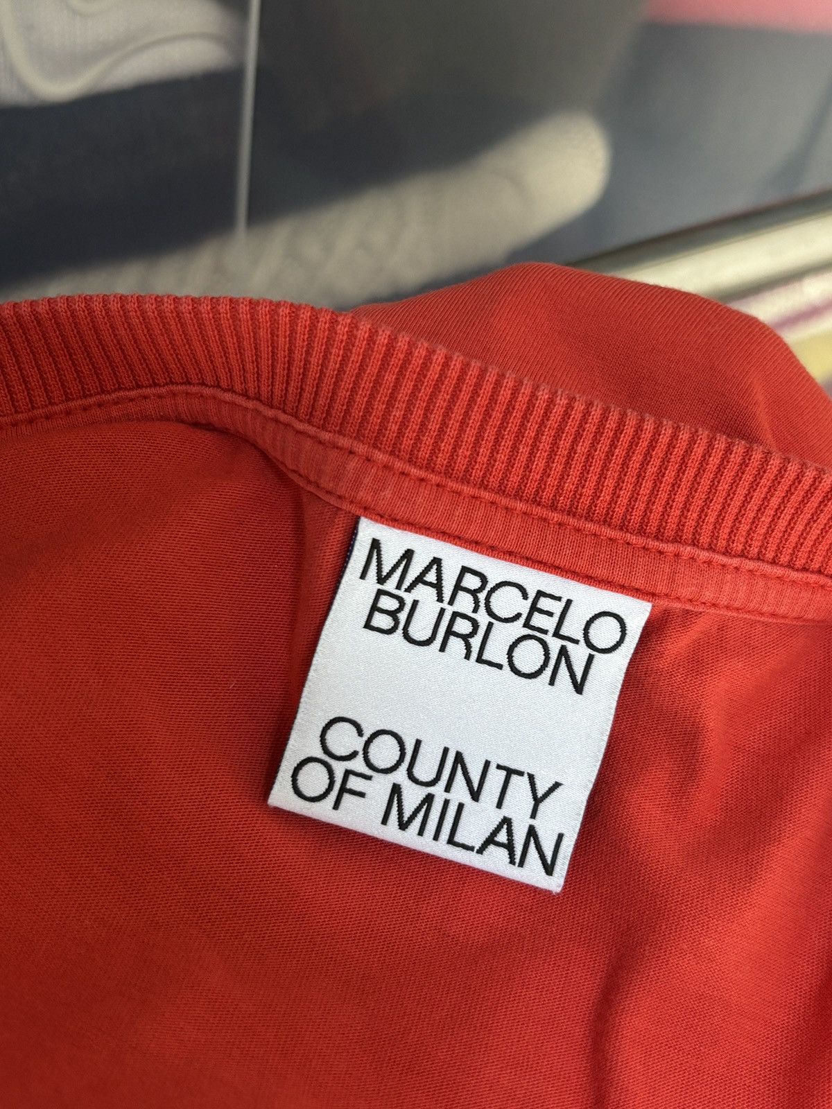 Marcelo Burlon Marcelo Burlon County Of Milan Red Luxury Tee Size US L / EU 52-54 / 3 - 7 Thumbnail