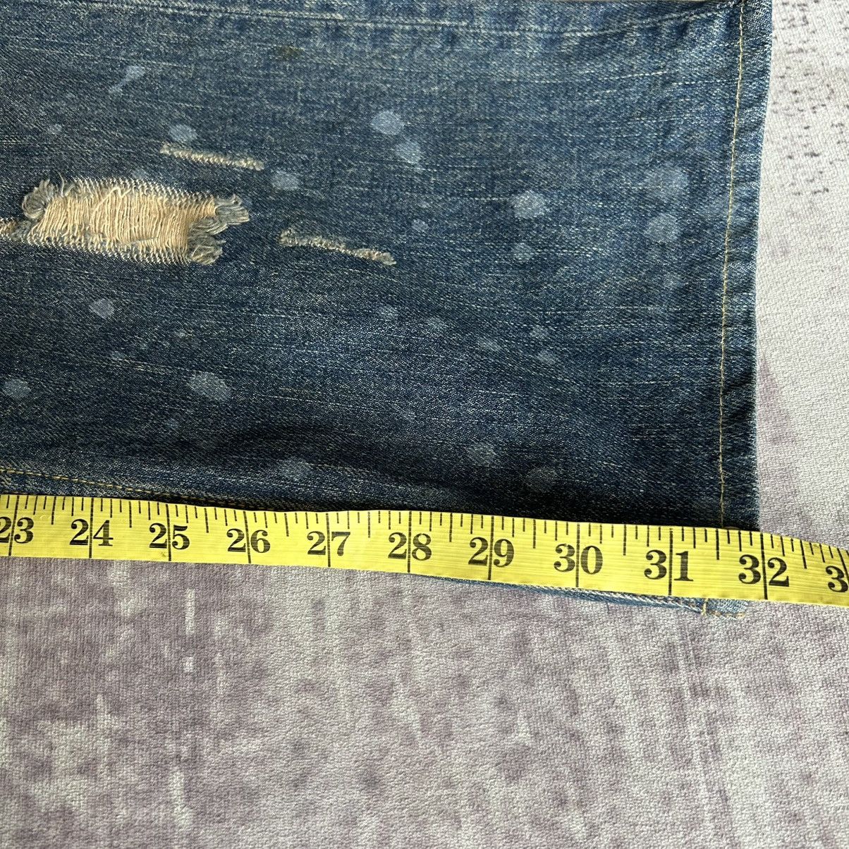 Tornado Mart Y2k Punk Distressed Nicole Jeans Size US 35 - 19 Thumbnail