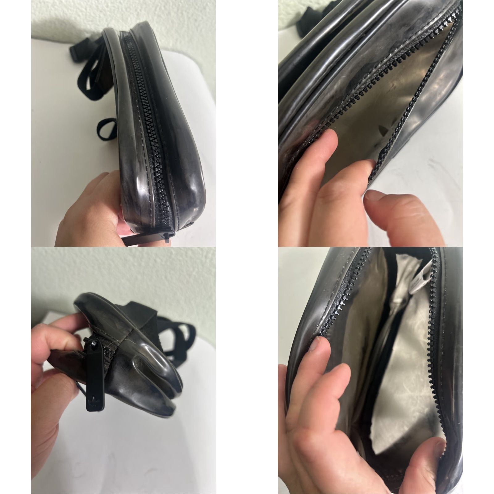 Adidas adidas Originals Trefoil Dark Clear Tinted Waist Pack Belt Bag Small Men Gray 8x5x2 Size ONE SIZE - 8 Thumbnail