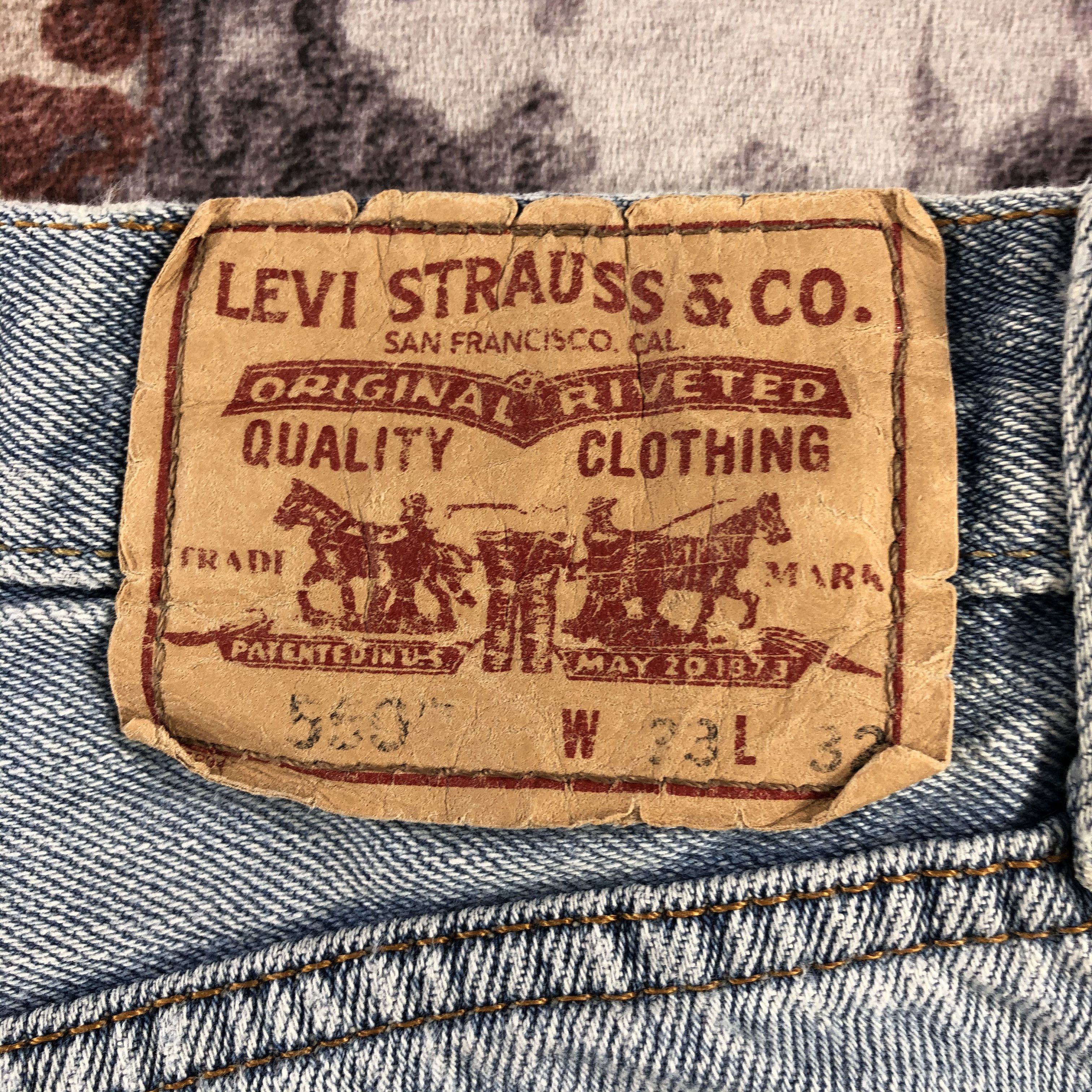 Levi's × Vintage Vintage Blue Wash Levis 550 Jeans-JM2955 Size US 33 - 8 Thumbnail