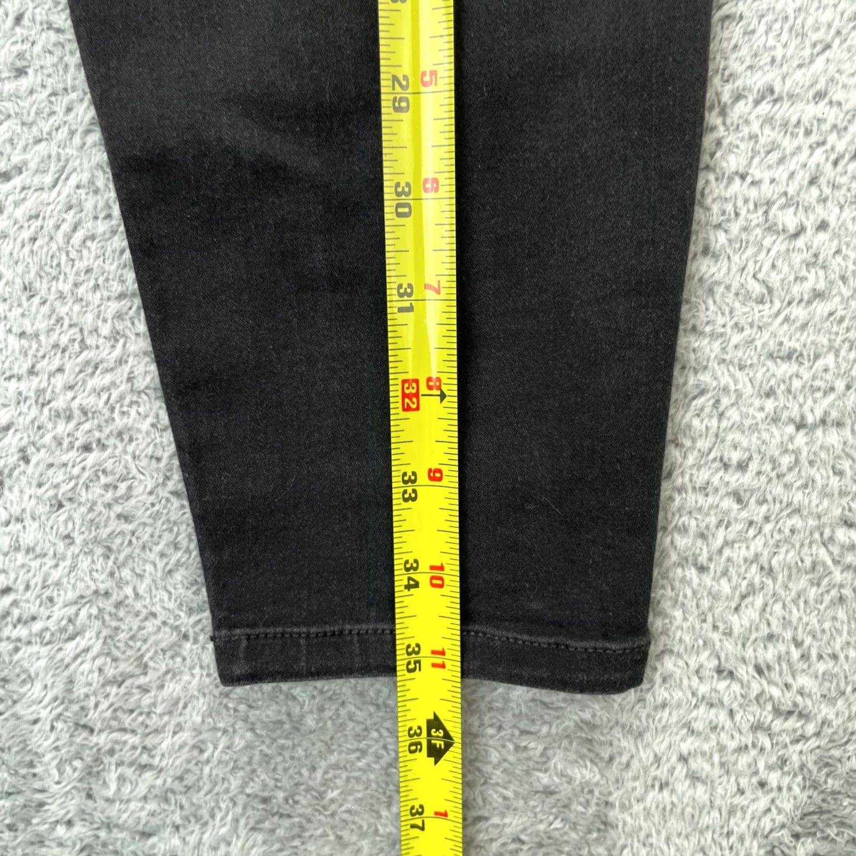 Vintage Liverpool Jeans Womens Jeans 10P Black Ankle Skinny High Rise Denim 5-Pocket City Preppy Women Size 32" / US 10 / IT 46 - 5 Thumbnail