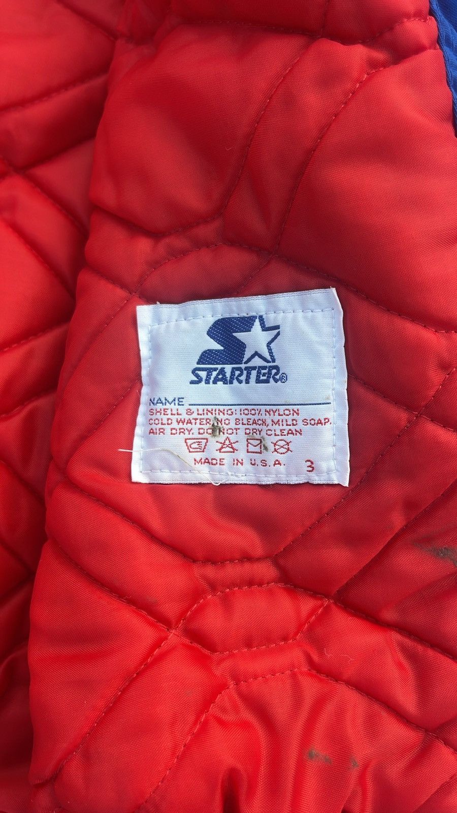 Starter 90’s Texas Rangers Starter Satin Jacket Size US L / EU 52-54 / 3 - 6 Thumbnail